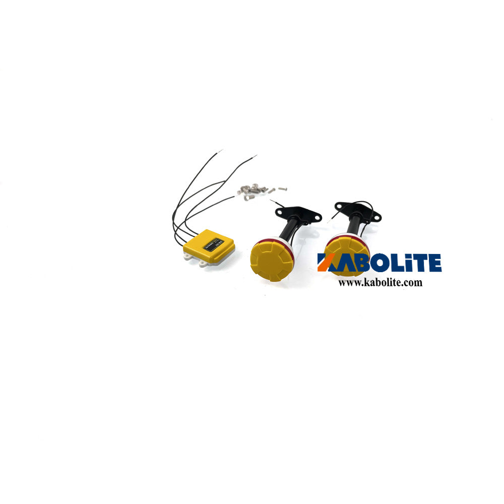 Connector Rotating Warning Light Controller Coarse Filter Upgraded Decorative GPS for 1/14 KABOLITE K970 RC Hydraulic Excavator
