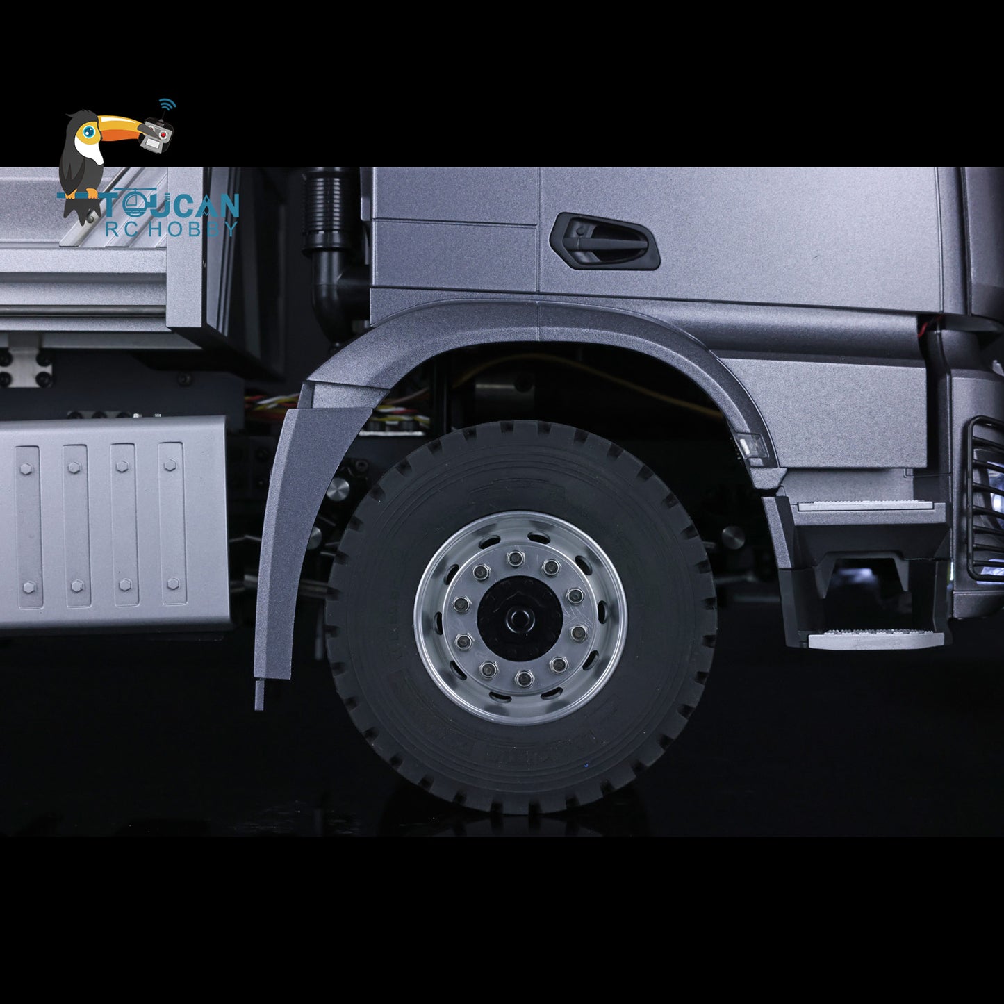 Kabolite 1/14 4*4 Metal RC Hydraulic Equipment RC Ready to Go Dumper K3362 Electric DIY Model Light System ESC Motor Servo ST8
