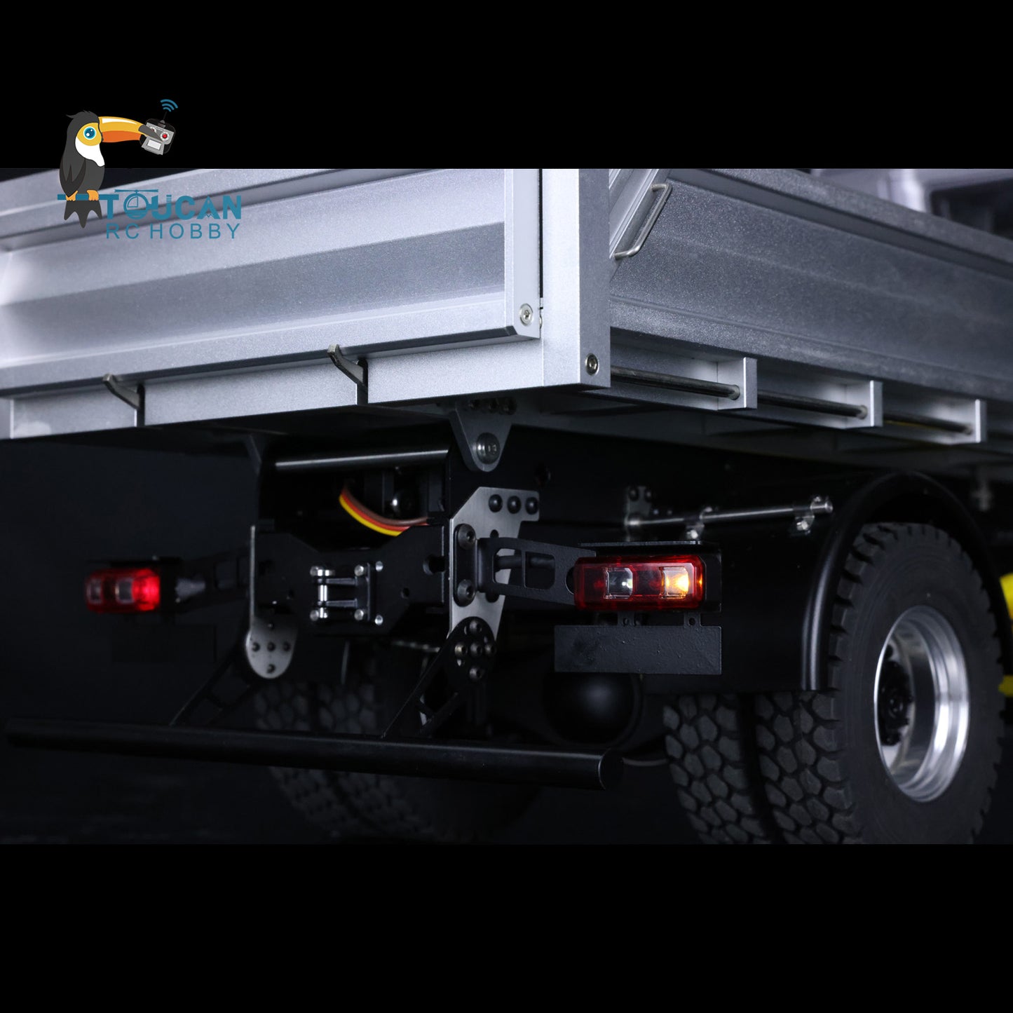 Kabolite 1/14 4*4 Metal RC Hydraulic Equipment RC Ready to Go Dumper K3362 Electric DIY Model Light System ESC Motor Servo ST8