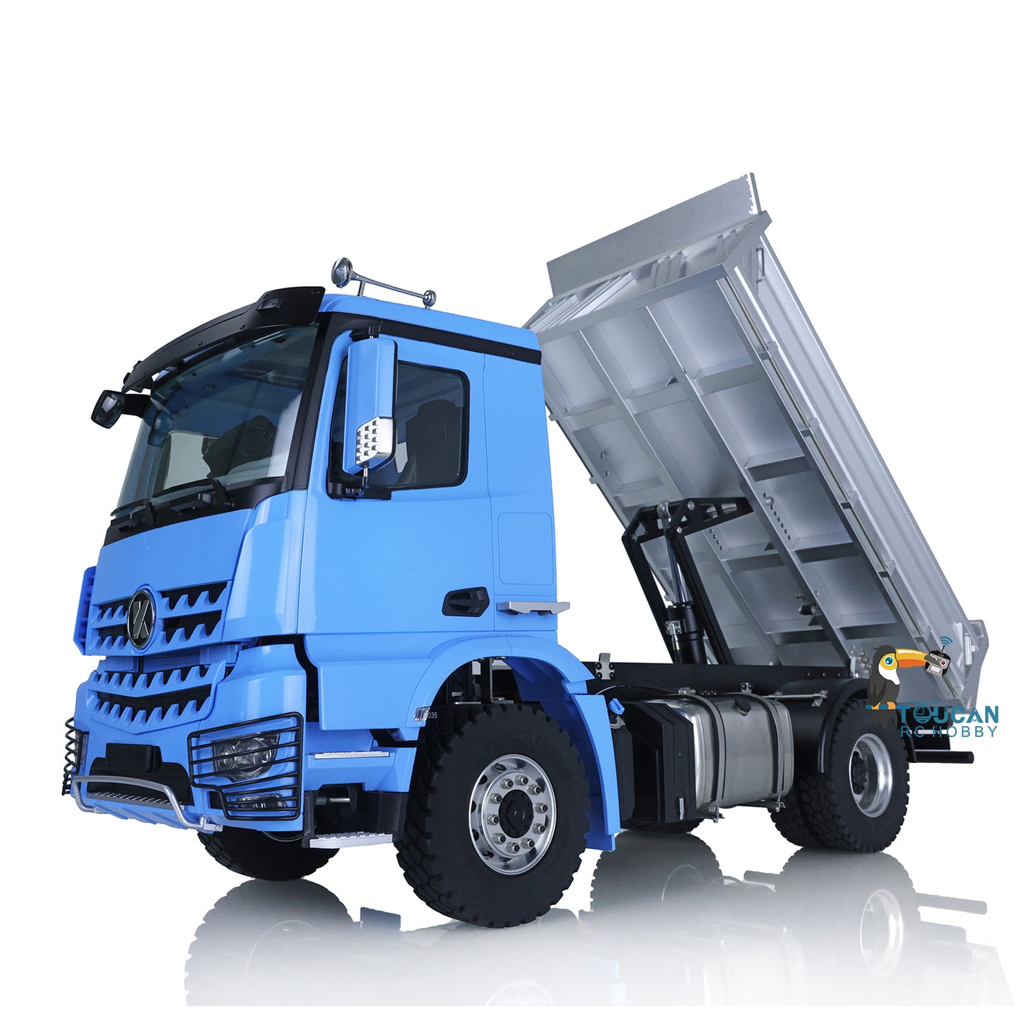 Kabolite 1/14 4*4 Hydraulic RC Dumper Tipper Model K3362 Dump Truck Ready to Run with 2Speed Gearbox Light Sound System