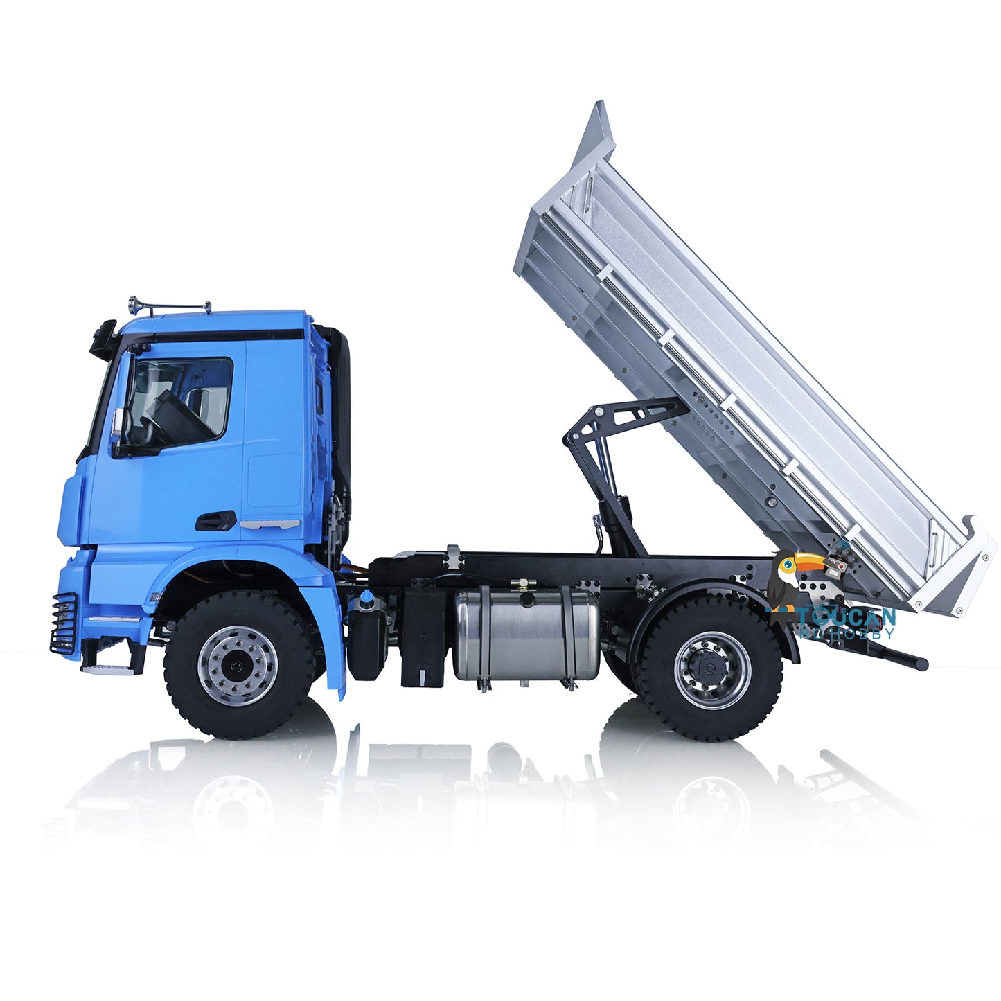 Kabolite 1/14 4*4 Hydraulic RC Dumper Tipper Model K3362 Dump Truck Ready to Run with 2Speed Gearbox Light Sound System