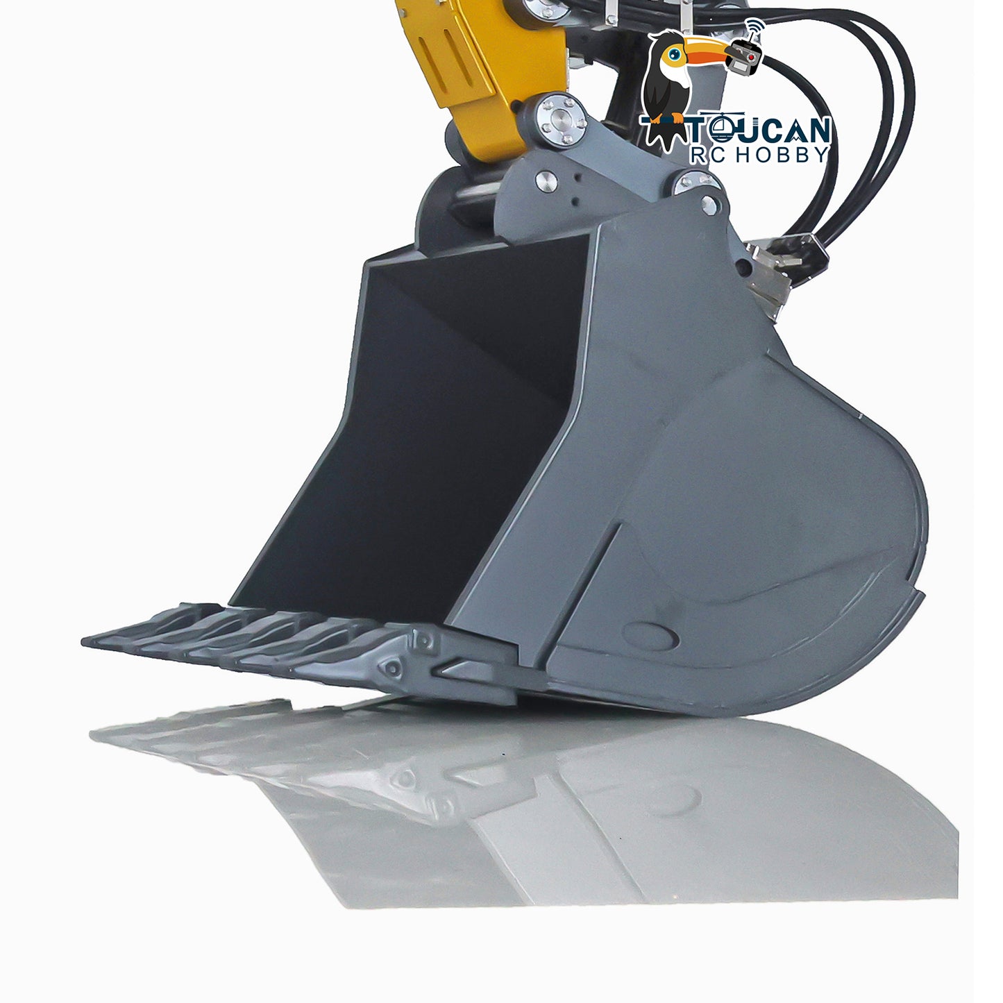 Metal Barrier Guard Curved Ripper Scarifier Claw Shear for Kabolite 1/14 K970 2.4G Hydraulic RC Excavator DIY Model Parts