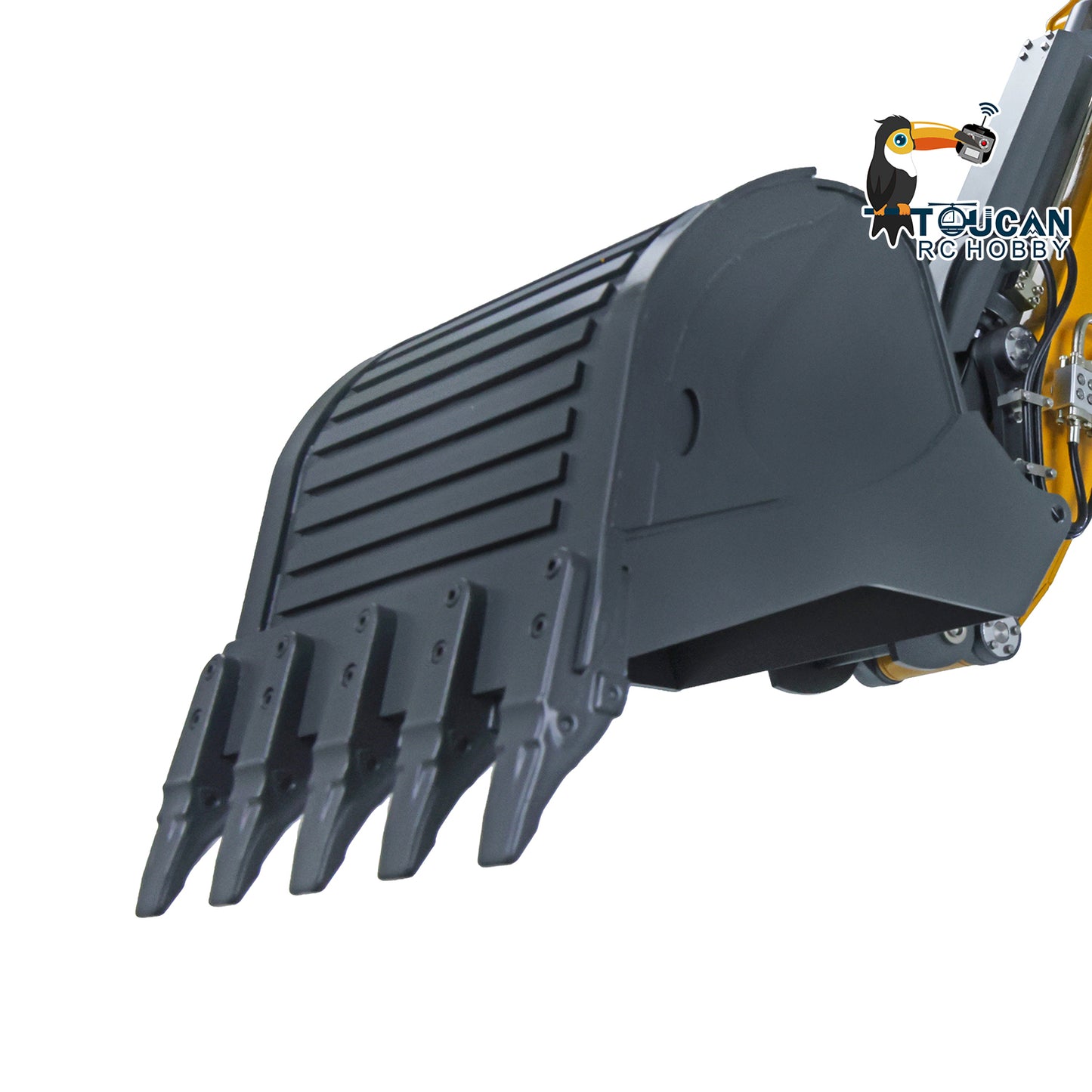 Metal Barrier Guard Curved Ripper Scarifier Claw Shear for Kabolite 1/14 K970 2.4G Hydraulic RC Excavator DIY Model Parts