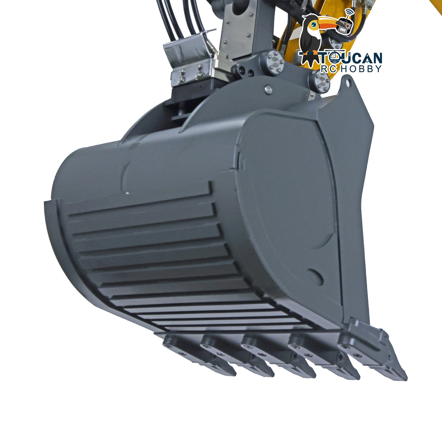 Metal Barrier Guard Curved Ripper Scarifier Claw Shear for Kabolite 1/14 K970 2.4G Hydraulic RC Excavator DIY Model Parts