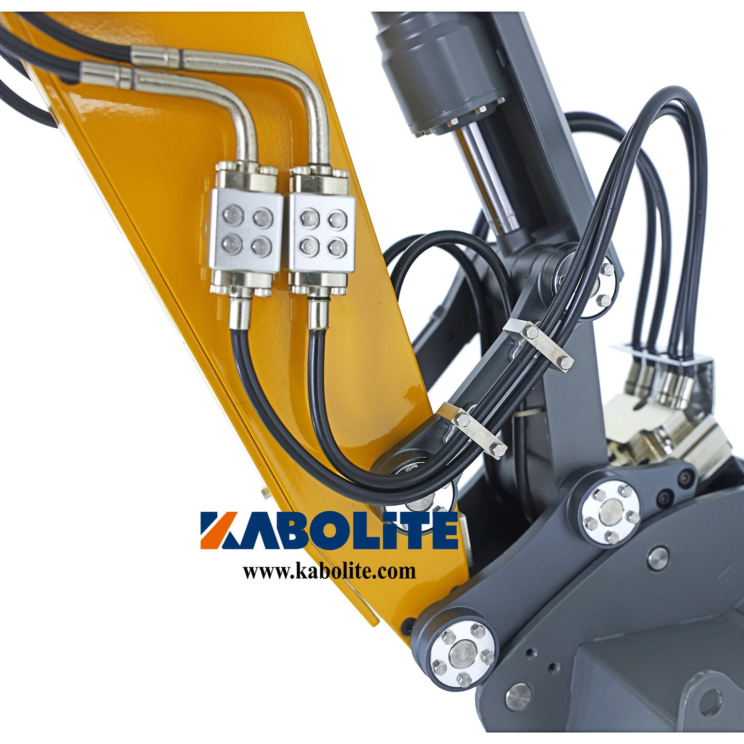 Kabolite 1/14 Remote Control Hydraulic Excavator K970 100S Pro RC Digger Hobby Model ESC Servo Motor DIY Upgraded RTR Version