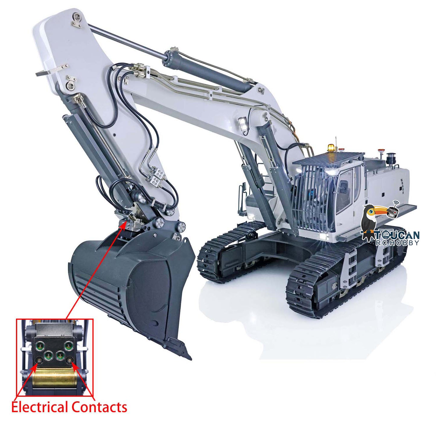 IN STOCK Kabolite 1/14 Remote Control Hydraulic Excavator K970 100S Pro RC Digger Electric Car Model Ready to Run Assembled Painted