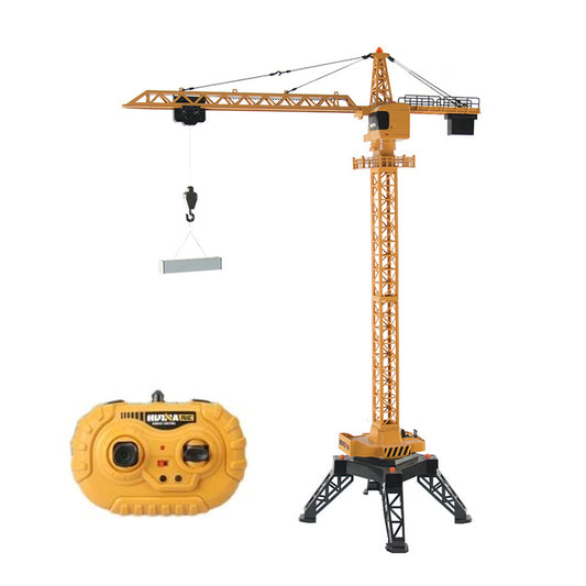 HUINA 585 Toys RC 1/14 12CH Lifting Tower Crane Model Gifts 2.4G Radio Battery Remote Control Construction Model