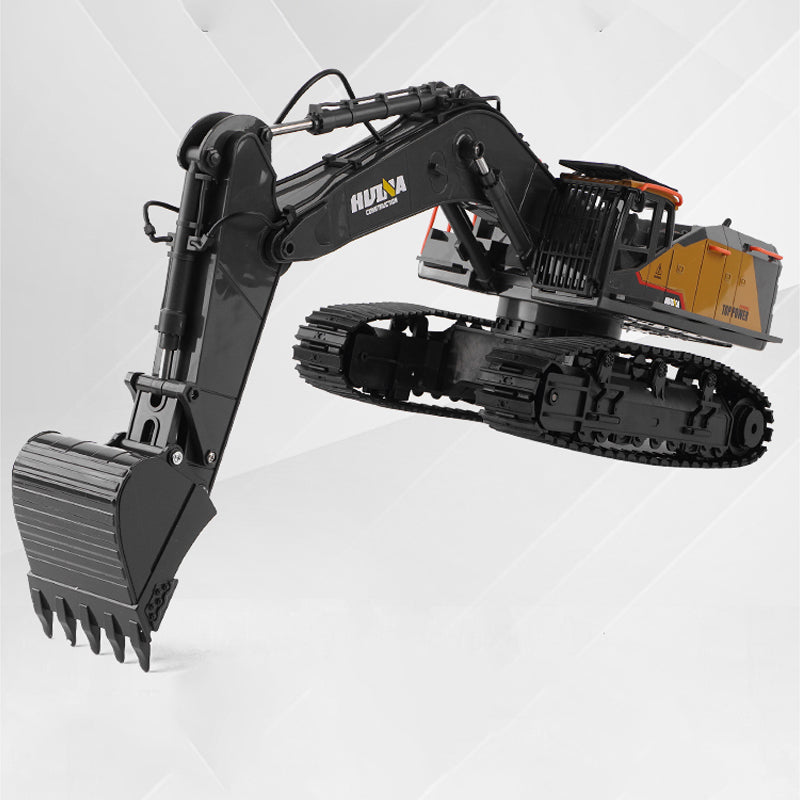 HUINA Toy 1/14 592 RC Tracked Excavator Car Model Gift 2.4G Radio Light Sound Remote Control Construction Vehicle