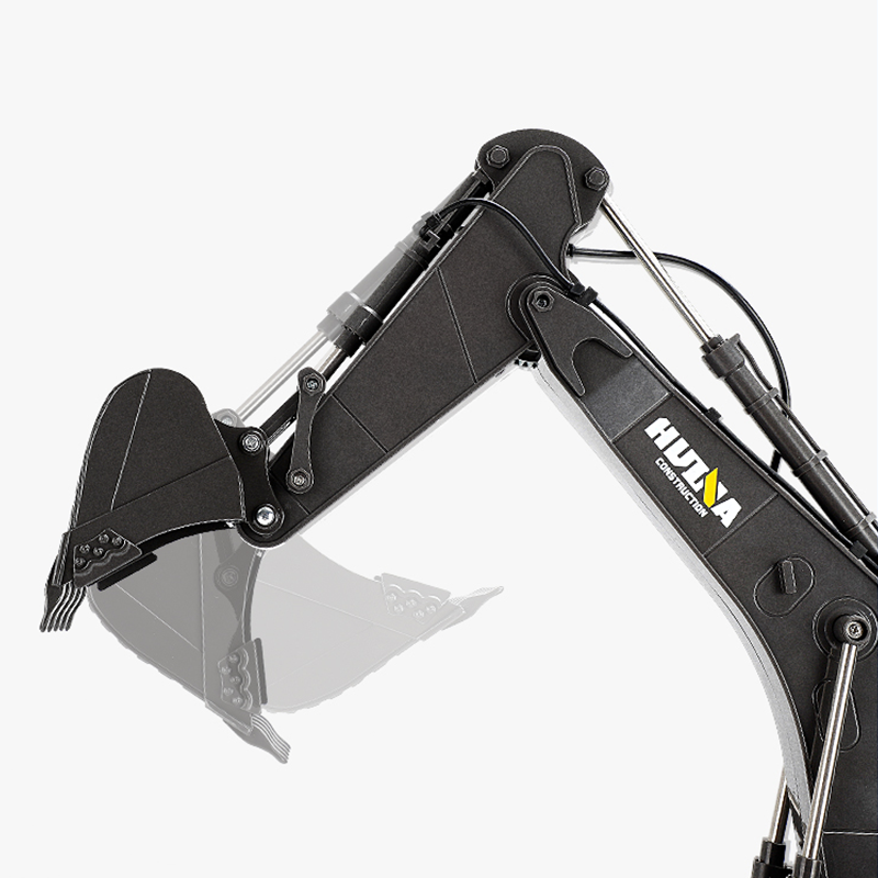 HUINA Toy 1/14 592 RC Tracked Excavator Car Model Gift 2.4G Radio Light Sound Remote Control Construction Vehicle