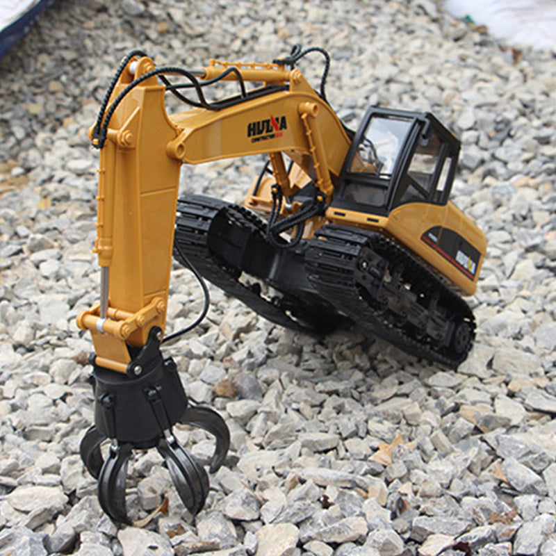 HUINA 571 Toy 1/14 16CH Car Excavator Ball Grabber Truck Model 2.4G Radio Control Construction Vehicle