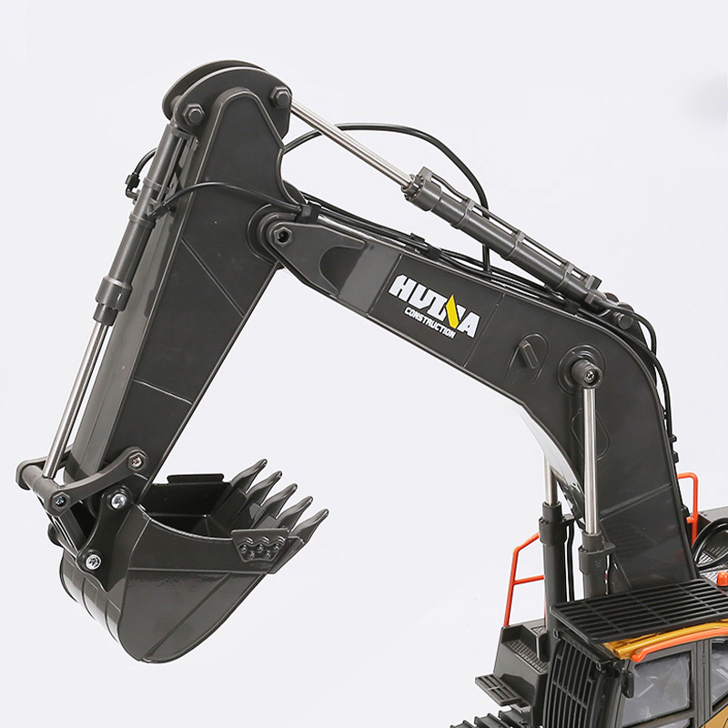 HUINA Toy 1/14 592 RC Tracked Excavator Car Model Gift 2.4G Radio Light Sound Remote Control Construction Vehicle