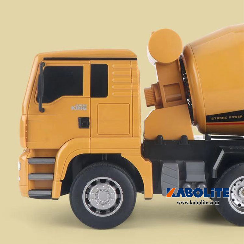 IN Stock HUINA 1333 1/18 Plastic RC Concrete Mixer Truck with 6CH 2.4G Radio Controller Lights Gift for Boys