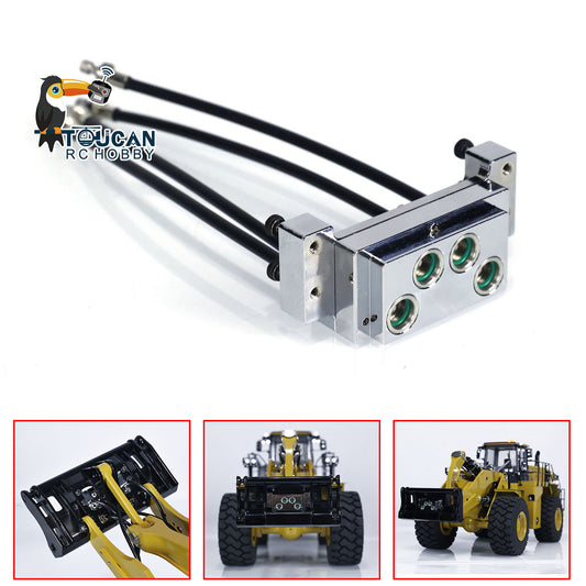 Metal Kabolite Quick Connector for K988-100S 1/14 RC Hydraulic Equipment Remote Controlled Loader Car Hobby Model DIY Part