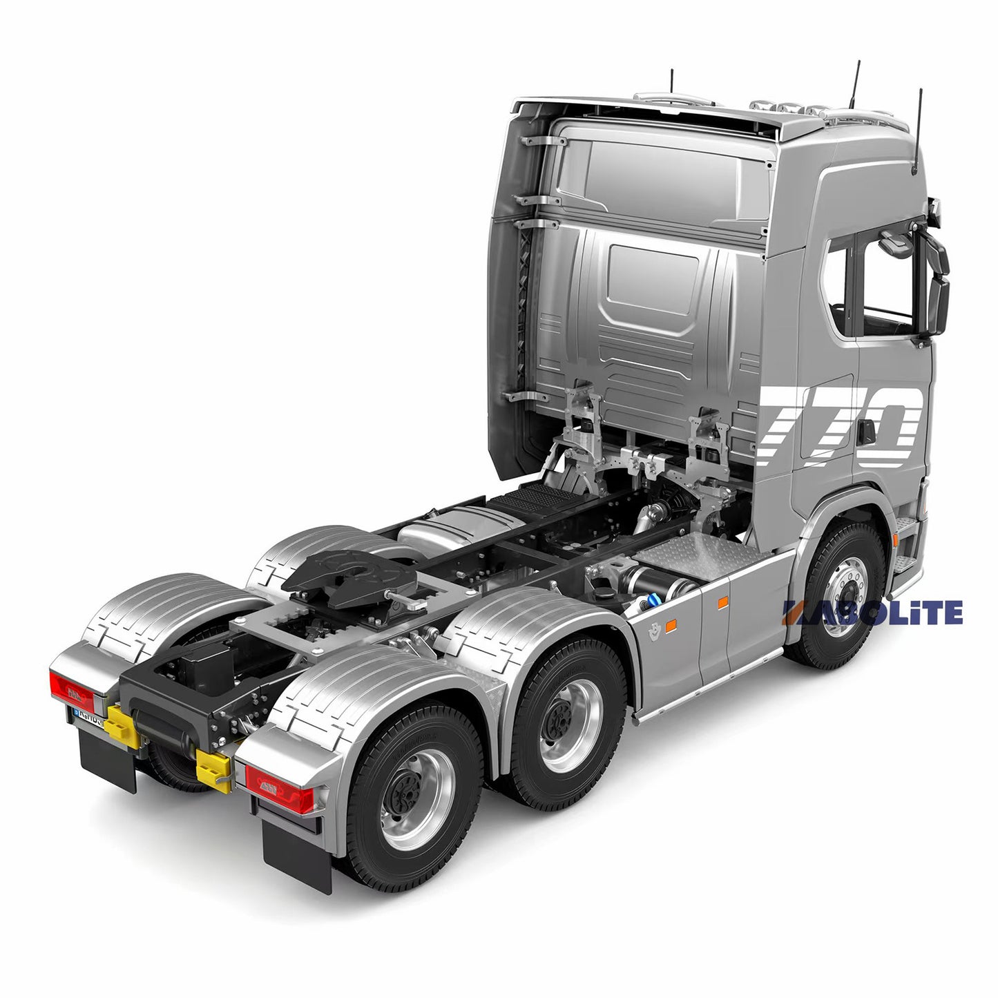 KABOLITE 6*6 Ready To Run 1/14 RC Tractor Truck Remote Control Car Hobby Model Painted Assembled 770S With Light Sound