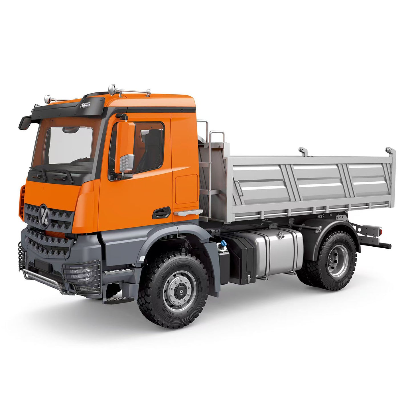 US STOCK 1/14 Kabolite 5701 Radio Control Dump Truck 4x4 Tipper Car Sound Light Model Ready to Run 2-Speed Gearbox Battery For Christmas Gift