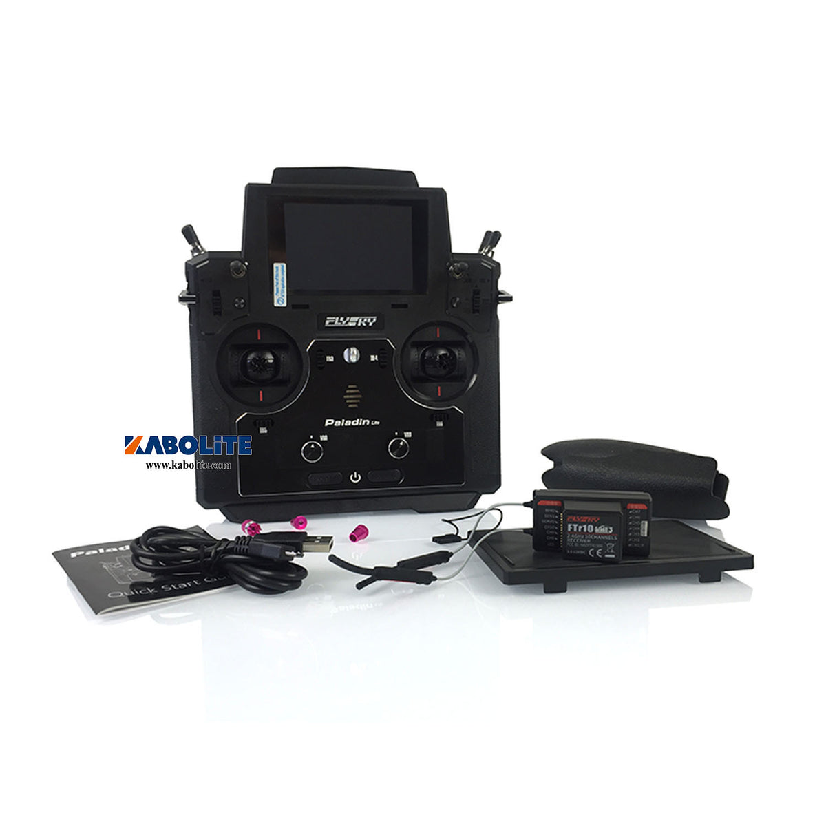 IN Stock FlySky PL18 Lite 2.4G 18CH Controller with FTr10 10CH Receiver for RC Construction Vehicles Cars DIY Models