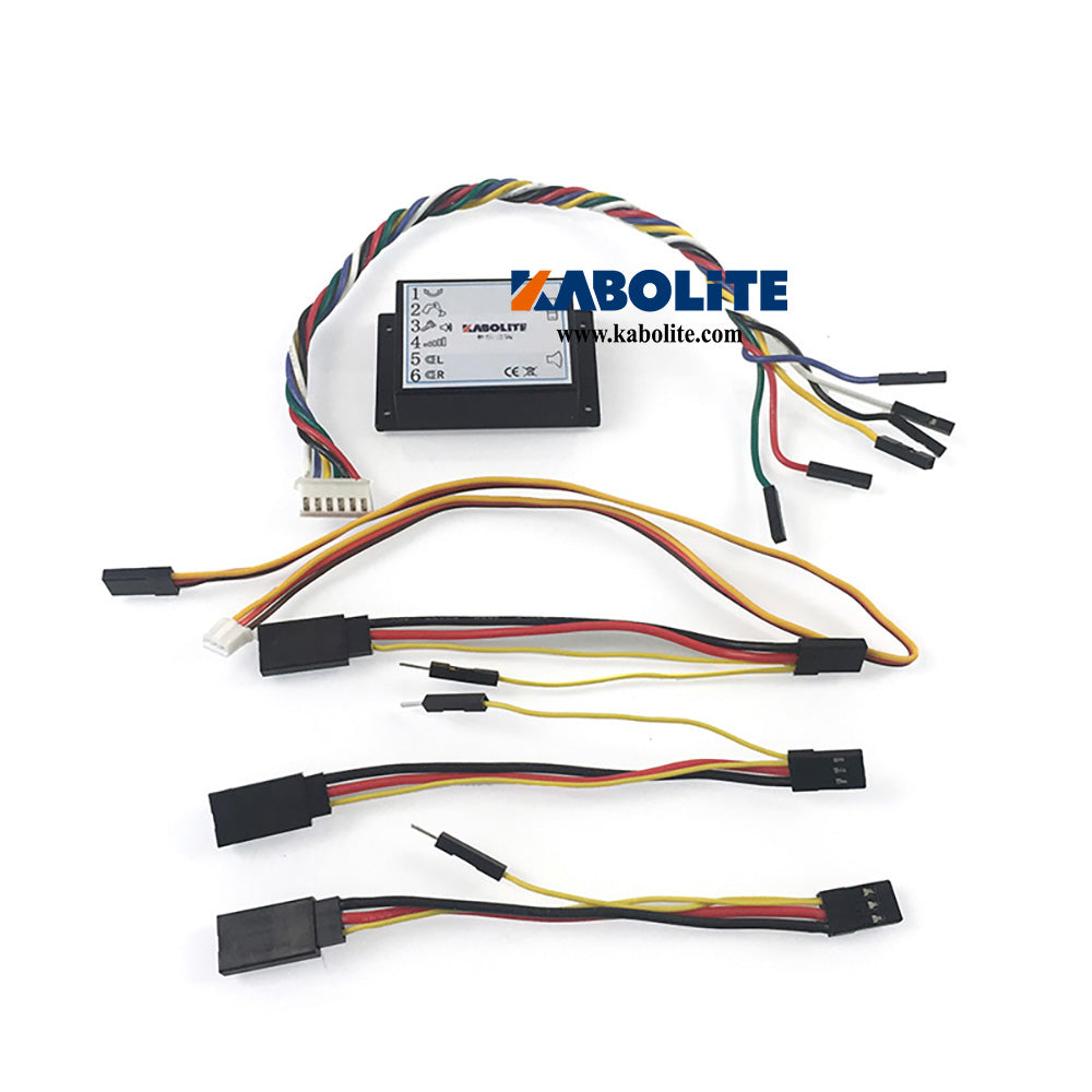 Filter Smoke Gearbox Unit GPS Valve ECS Guard Plate Board Warning Light Controller Motor Sound System for 1/14 K970 RC Digger
