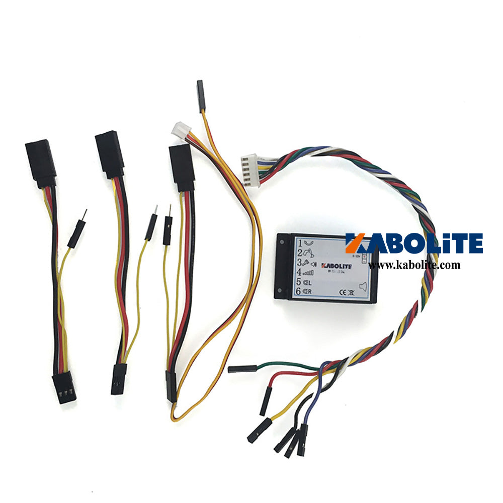 Filter Smoke Gearbox Unit GPS Valve ECS Guard Plate Board Warning Light Controller Motor Sound System for 1/14 K970 RC Digger