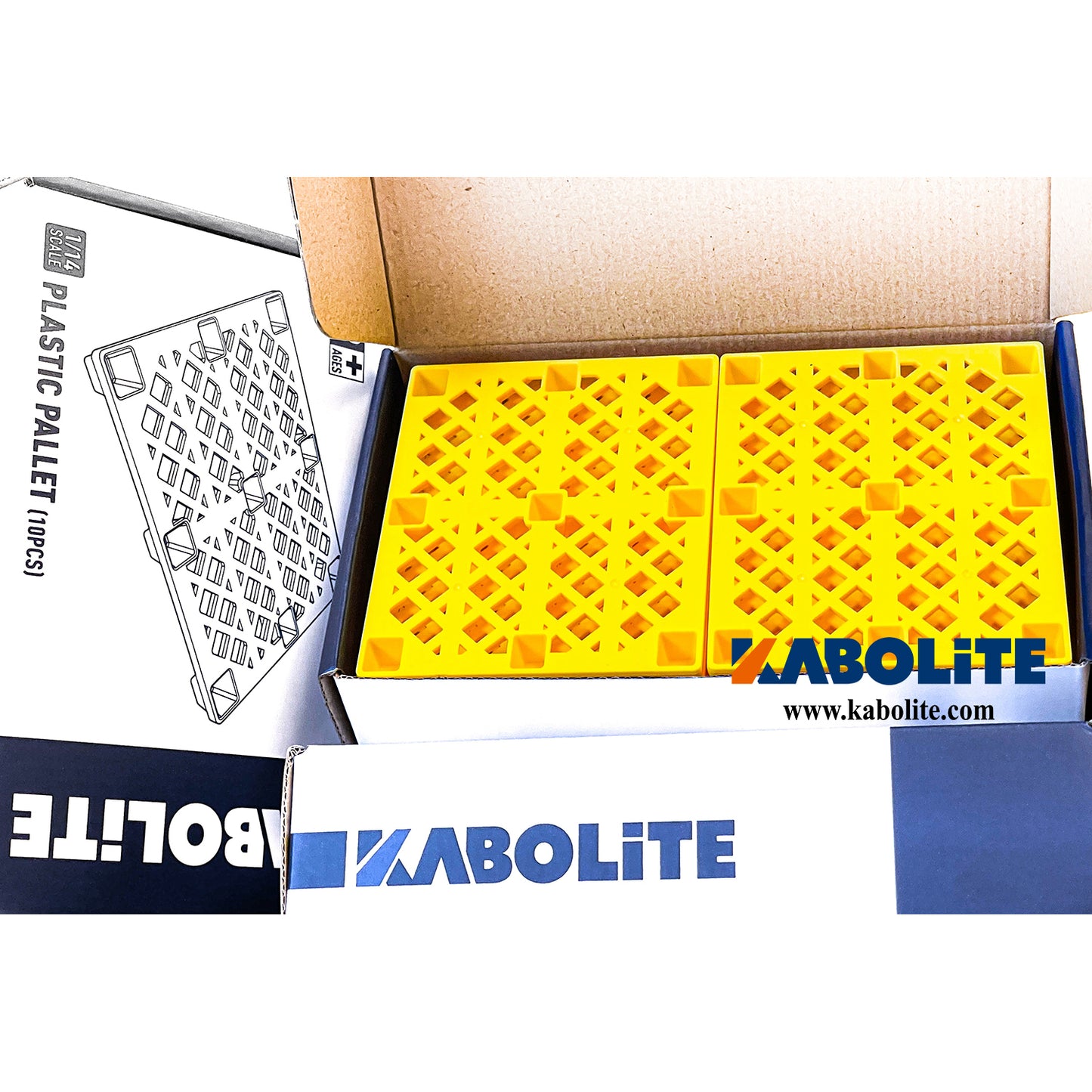 Kabolite 10pcs Pallets RC Car Accessories For TAMIYA Remote Control Trucks Forklift LESU 1/14 1/16 Truck RC Trucks For KABOLITE