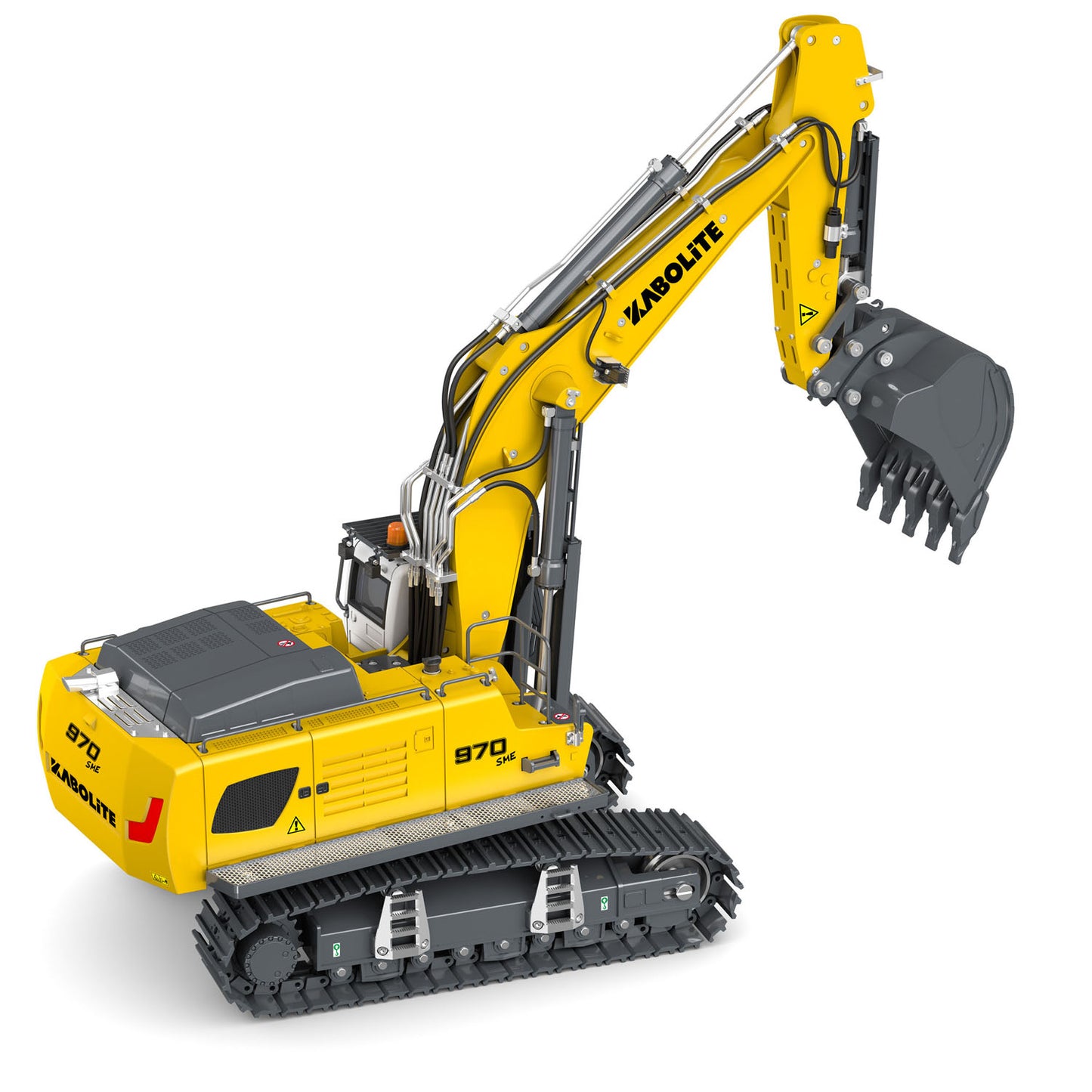 New Released! KABOLITE 1/18 K962 100S Remote Control Hydraulic Excavator RC Digger Electric Claw Ripper Hammer Construction Car Machine Toys
