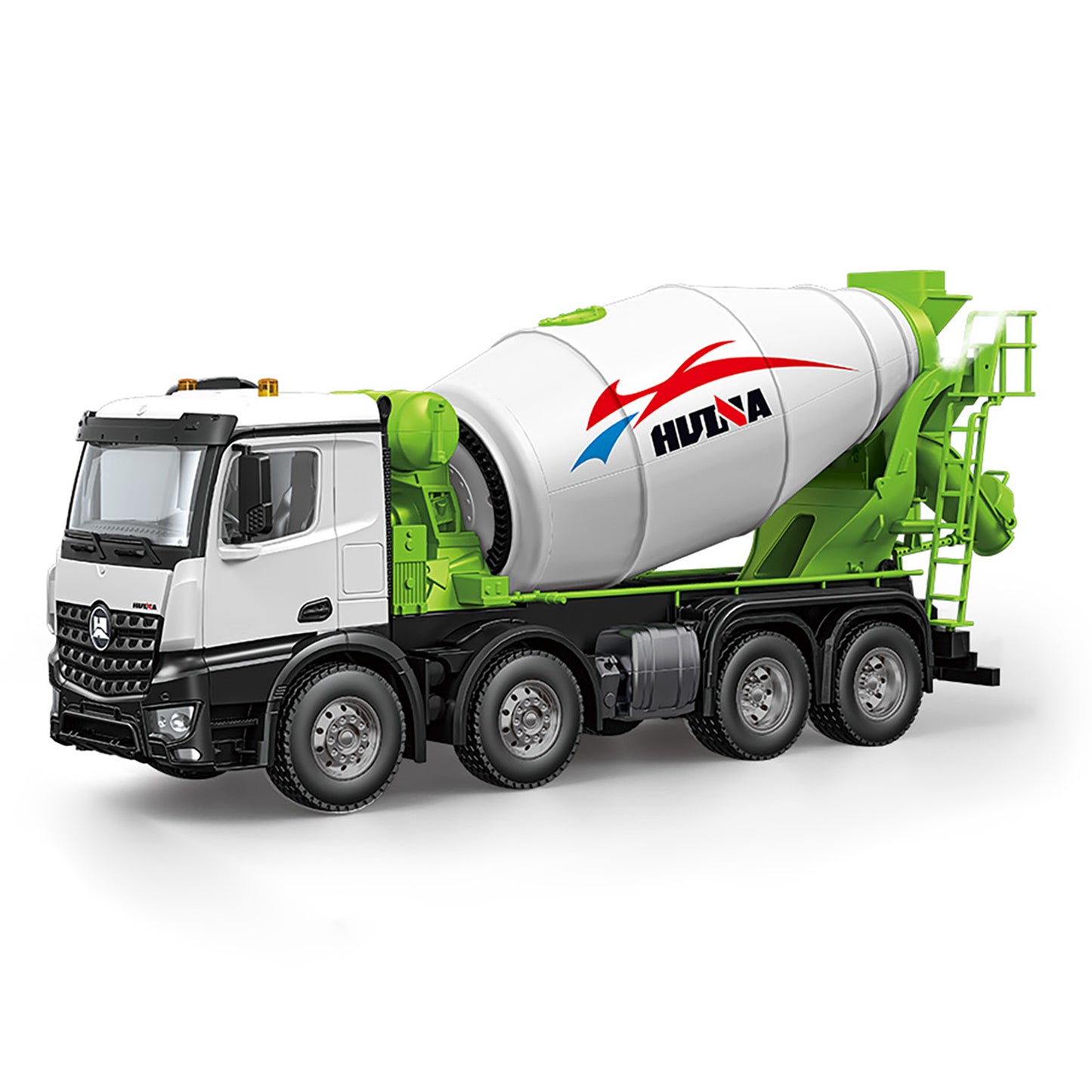 Metal 1/14 RC Mixer Truck RTR 2.4GHz Radio 12CH Light Sound Effects Remote Control Agitating Lorry Finished Model Toys Battery