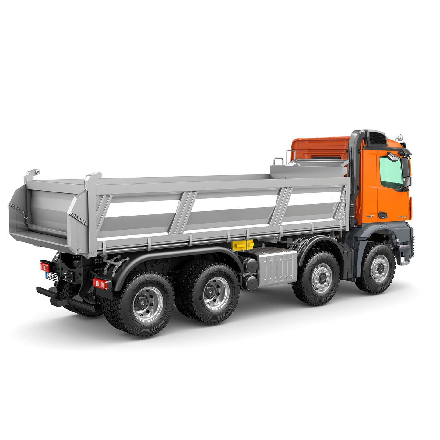 1/14 Kabolite K3367 8x8 Metal Hydraulic RC Tipper Remote Control Dump Truck Sonud Light 2Speed Model Battery ST8 Radio System