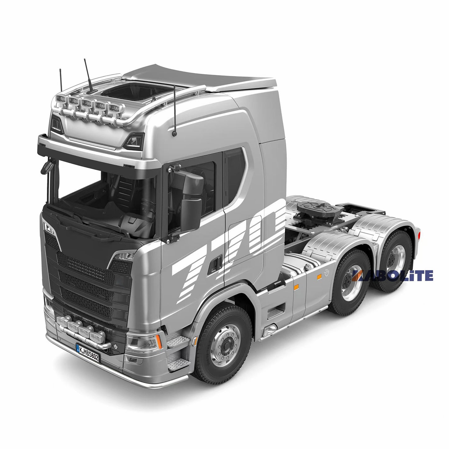 KABOLITE 6*6 Ready To Run 1/14 RC Tractor Truck Remote Control Car Hobby Model Painted Assembled 770S With Light Sound