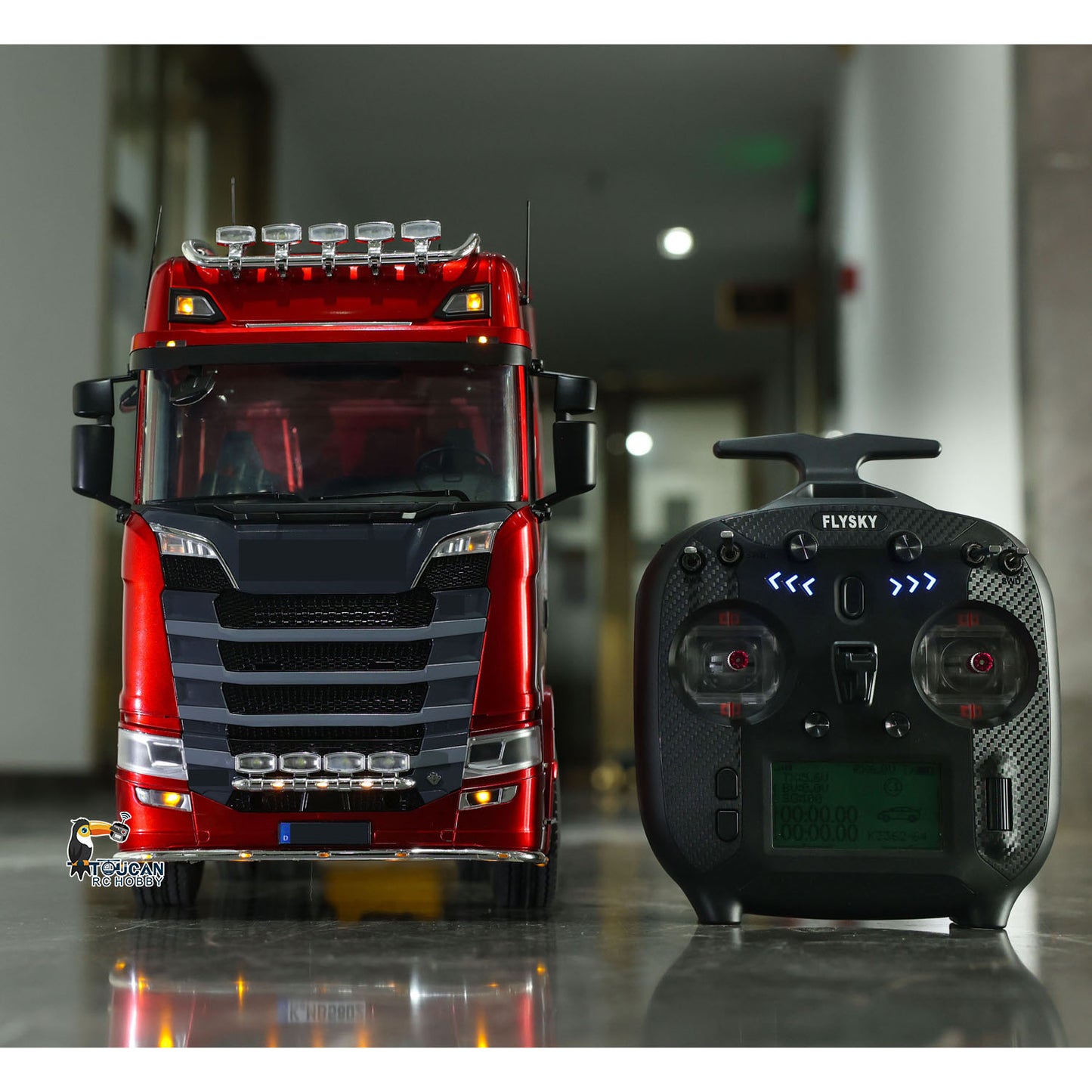 KABOLITE 6*6 Ready To Run 1/14 RC Tractor Truck Remote Control Car Hobby Model Painted Assembled 770S With Light Sound