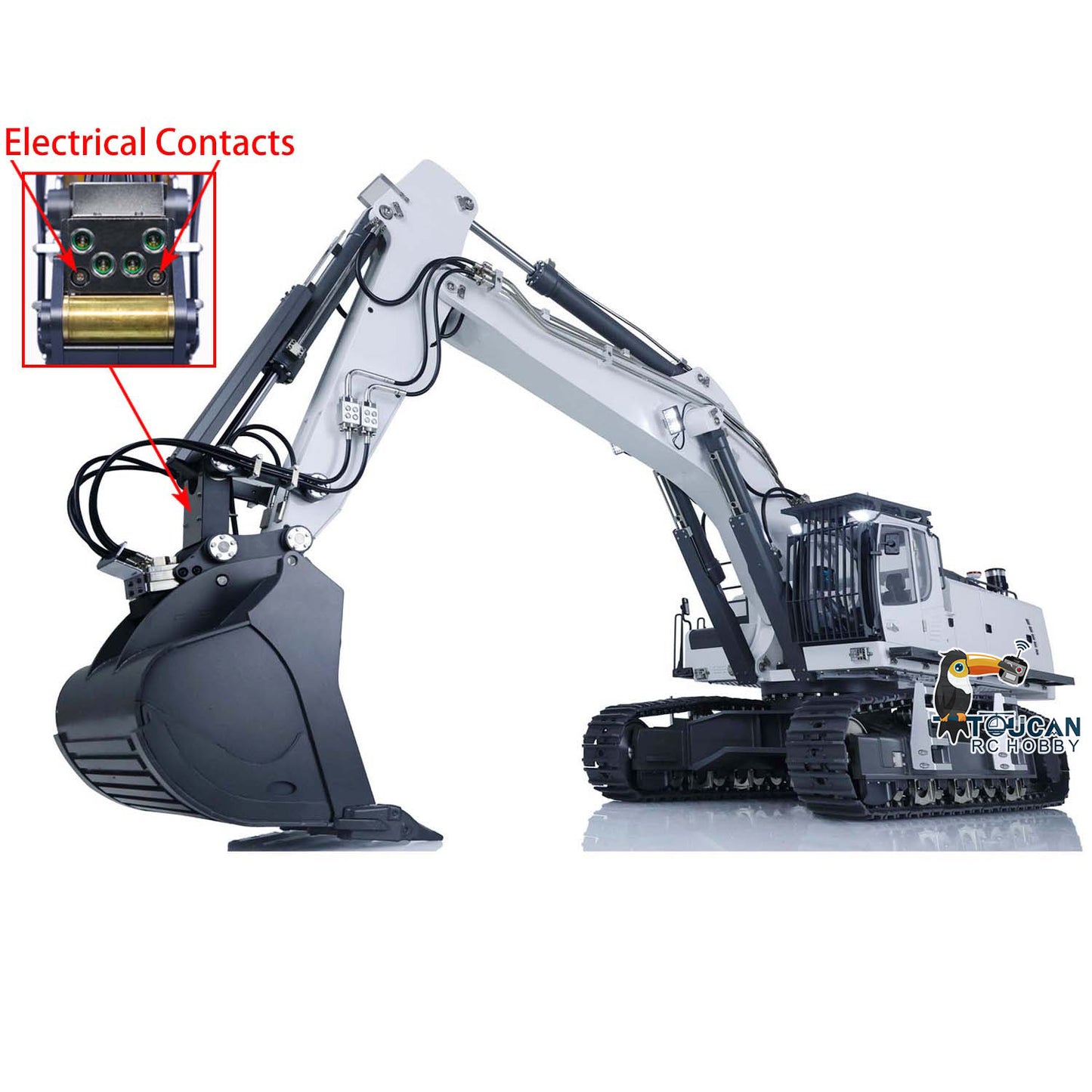 IN STOCK Kabolite 1/14 Remote Control Hydraulic Excavator K970 100S Pro RC Digger Electric Car Model Ready to Run Assembled Painted