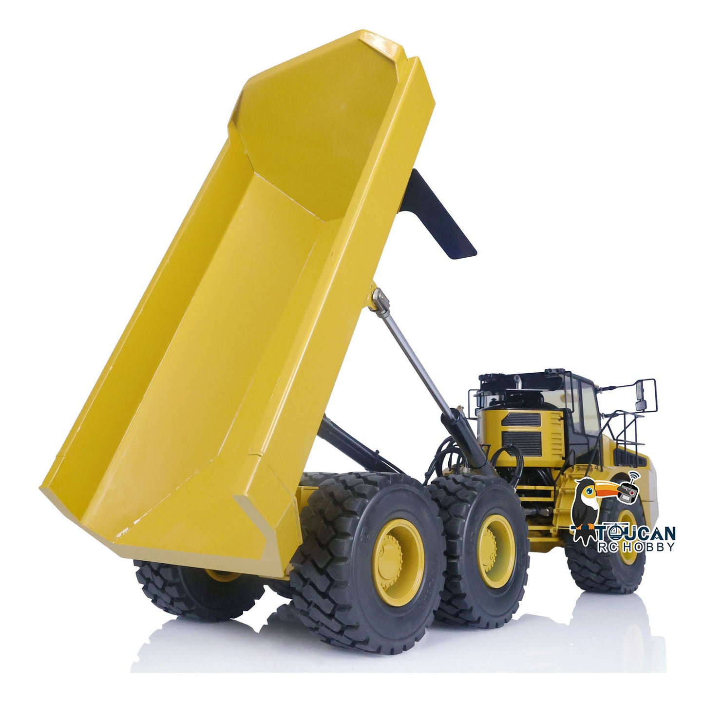 US Warehouse KABOLITE K960 1/20 RC Hydraulic Articulated Truck 6x6 Remote Control Dumper Cars Lights System ST8 Transmitter Battery