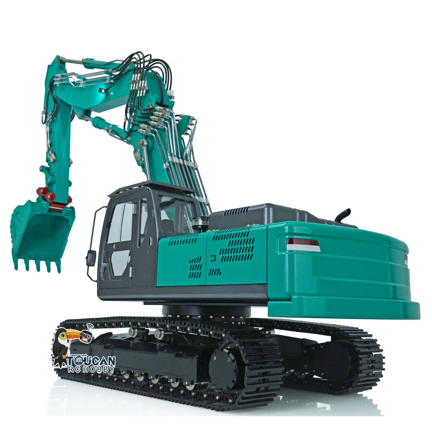 Kabolite 1/14 K350-200 RC Metal Hydraulic Excavator Digger 3-piece Boom Car Sounds Paladin18EVLite Radio Controller
