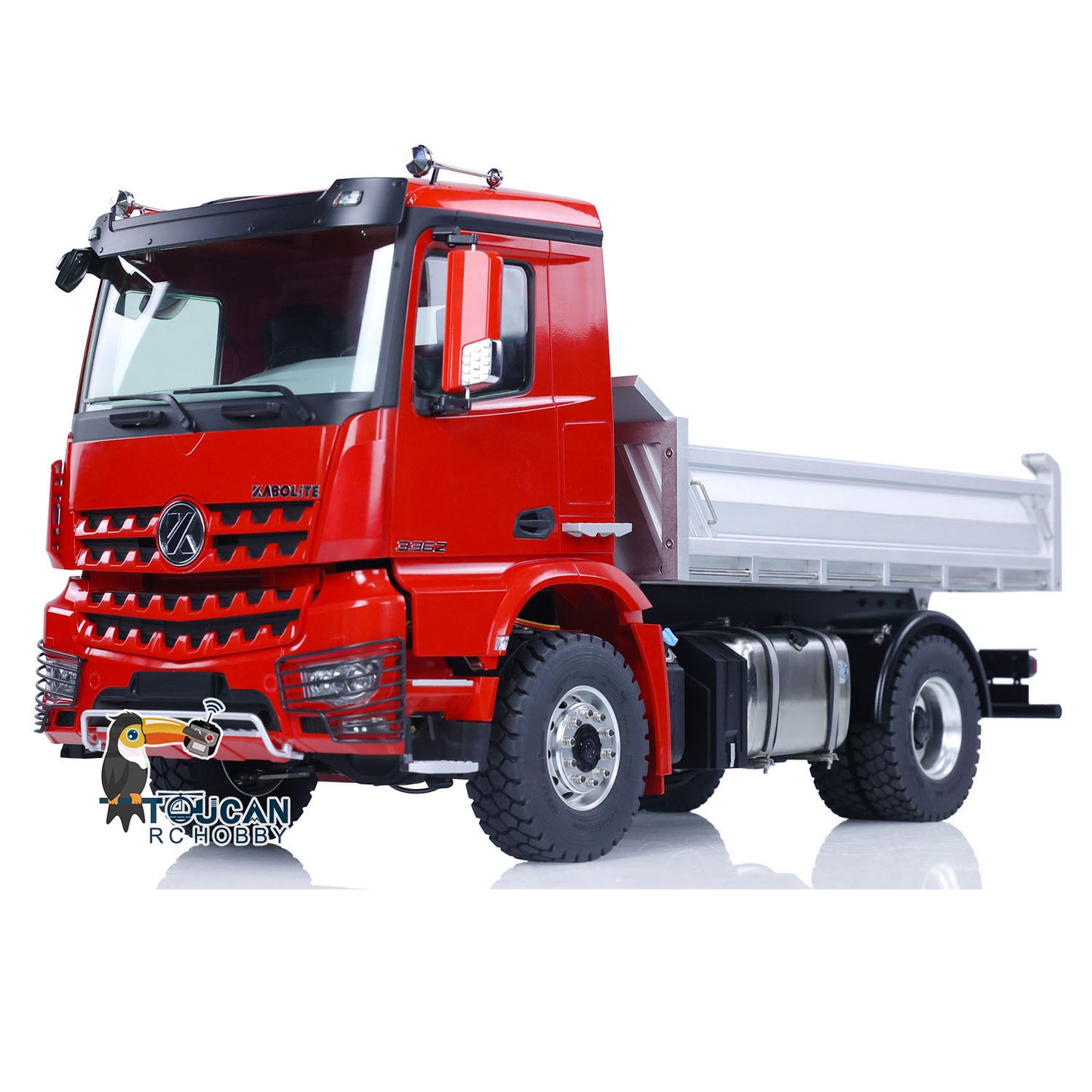 1/14 4WD Metal Hydraulic Car Kabolite RC Dumper Radio Controlled Tipper K3362 4x4 Sound Light System CNC Metal Bucket