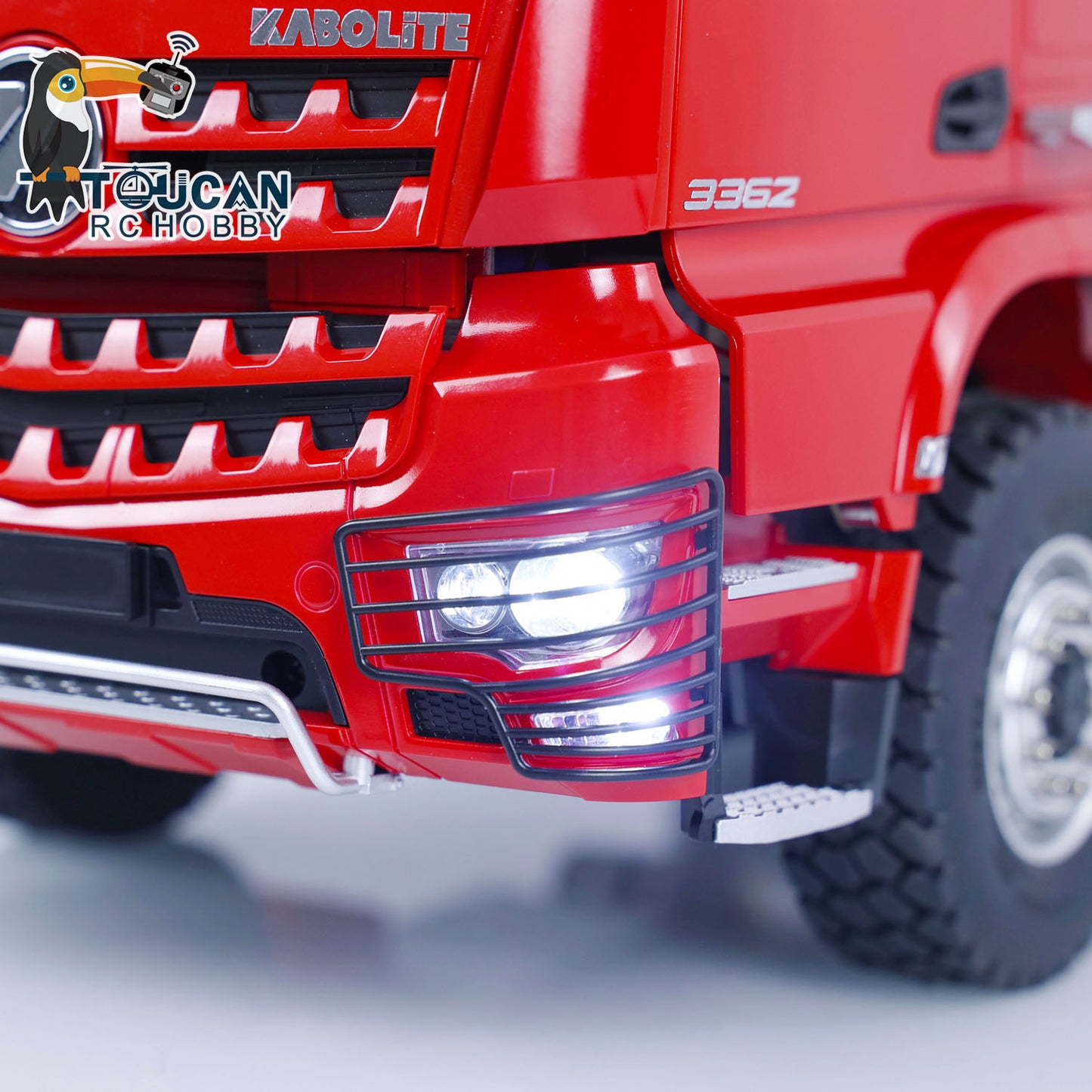 1/14 4WD Metal Hydraulic Car Kabolite RC Dumper Radio Controlled Tipper K3362 4x4 Sound Light System CNC Metal Bucket