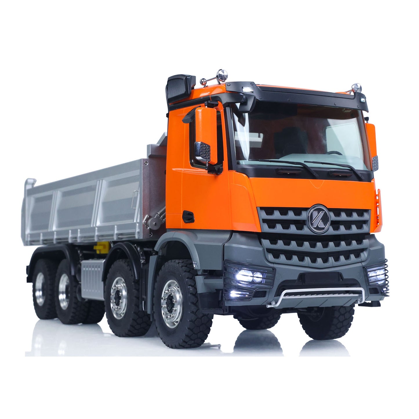 1/14 Kabolite K3367 8x8 Metal Hydraulic RC Tipper Remote Control Dump Truck Sonud Light 2Speed Model Battery ST8 Radio System