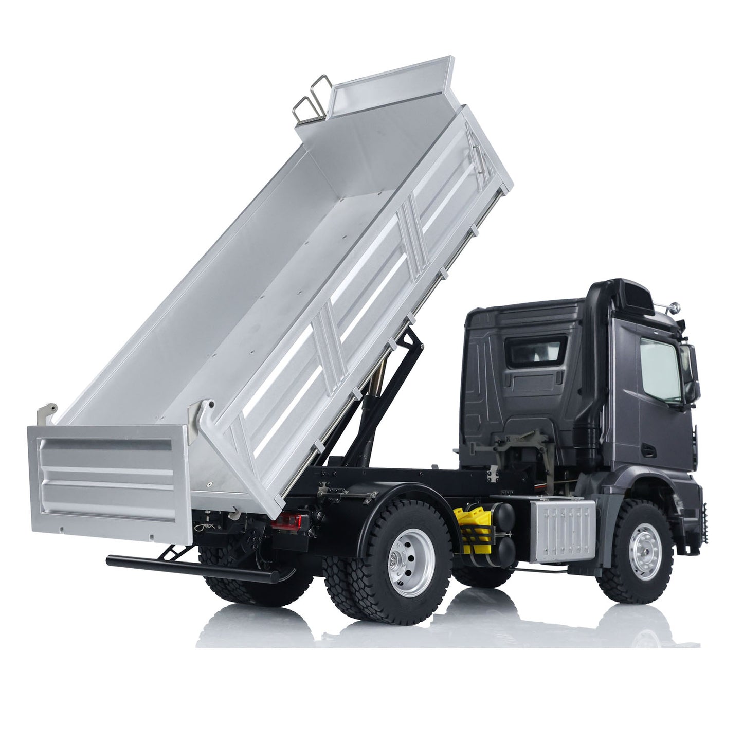 US STOCK Kabolite 4x4 1/14 2.4Ghz Remote Control Dumper Truck 5701 Ready To Go Tipper Car 2-speed Gearbox Lights Sound System