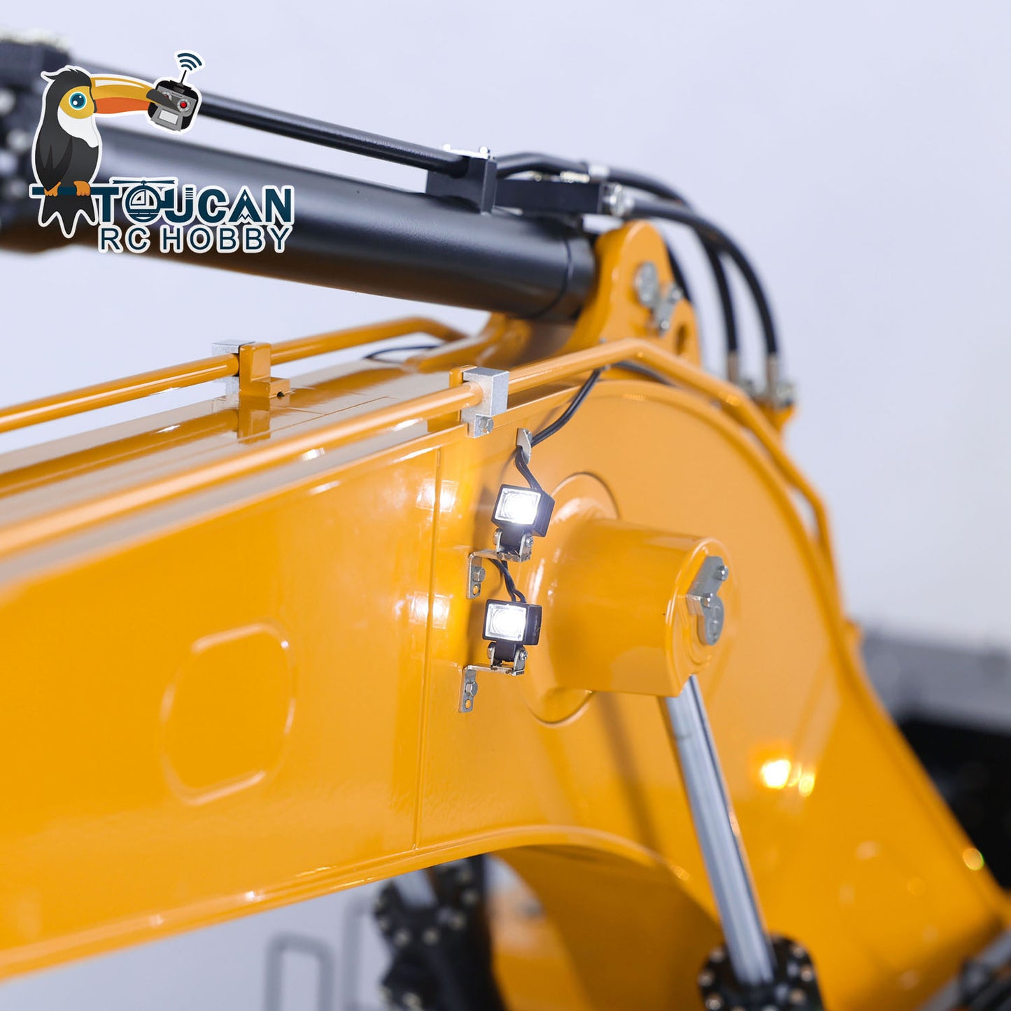 Kabolite K980 1/14 Hydraulic RC Excavator SY980H Giant PL18 Radio Control Digger Model with Light Sound System Ready to Run