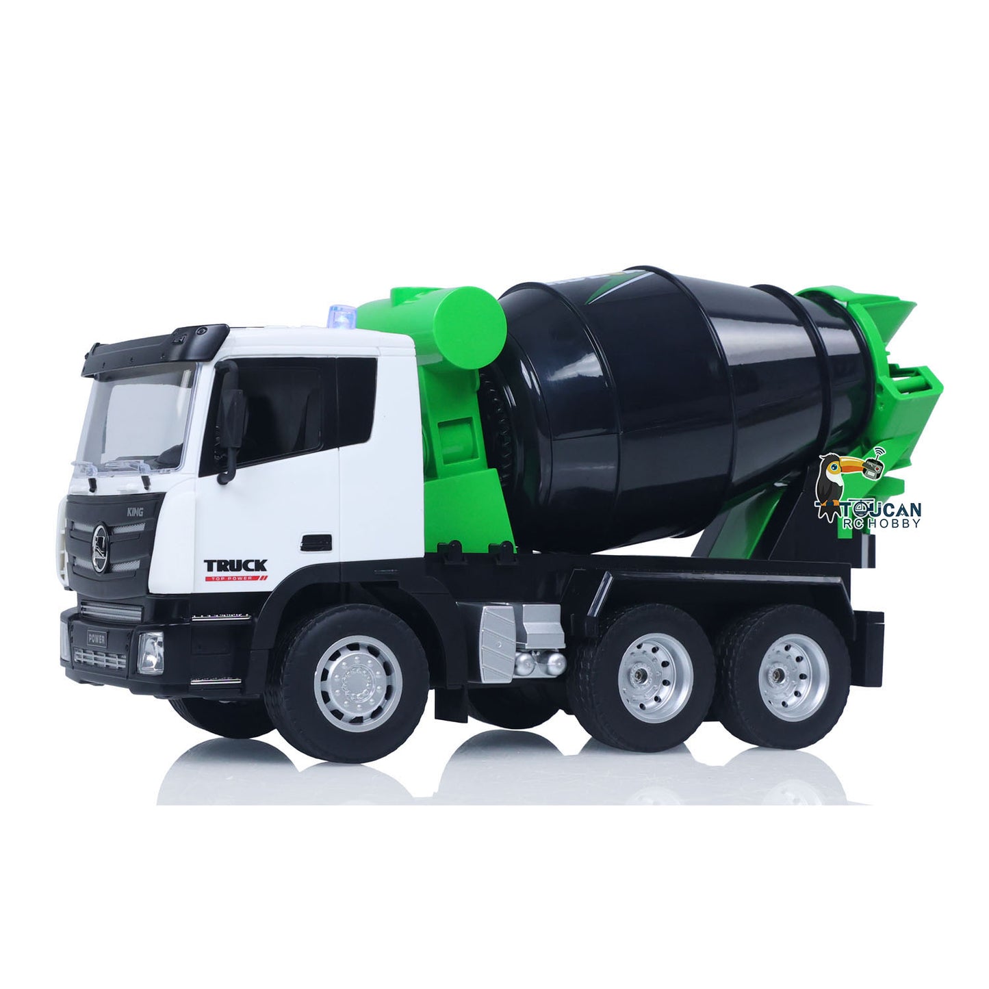 HUINA 1/18 1557 9CH RC Concrete Car Mixer Truck Model 2.4G Remote Control Tractor Toy Gift