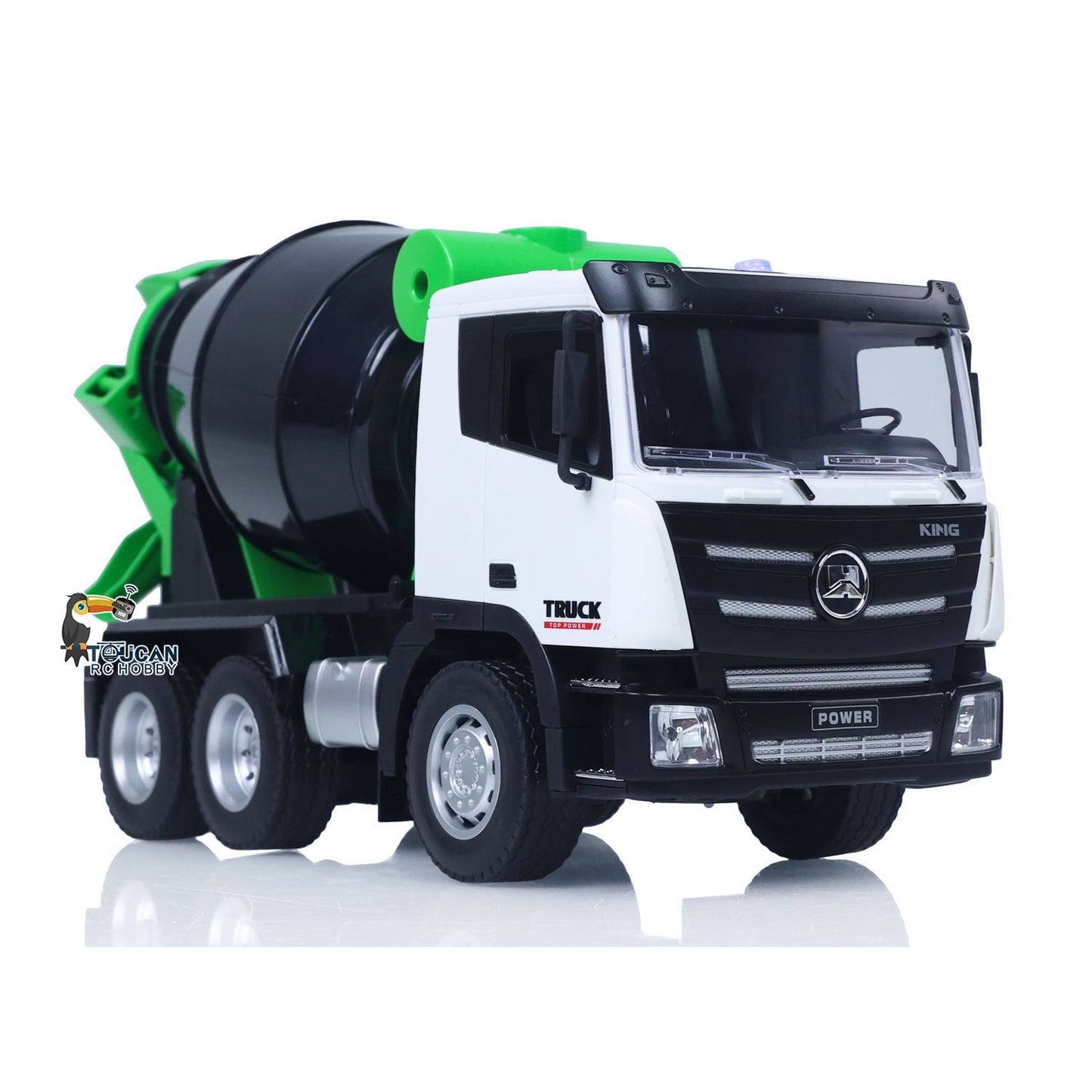 HUINA 1/18 1557 9CH RC Concrete Car Mixer Truck Model 2.4G Remote Control Tractor Toy Gift