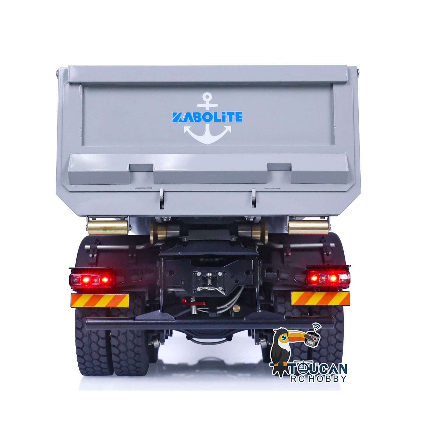 Kabolite 1/14 8X8 RC Hydraulic Dumper Truck K3365 Metal Ready To Run Tipper Remote Control Cars Models DIY Toy ST8 Transmitter