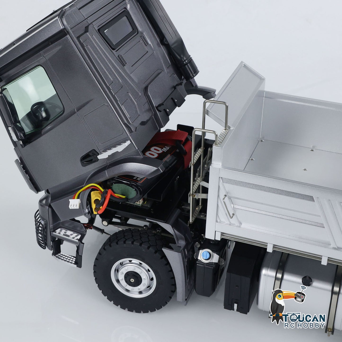 Fast Free Shipping Kabolite 4x4 1/14 RC Dumper Truck 5701 RTR Remote Control Tipper Car 2-speed