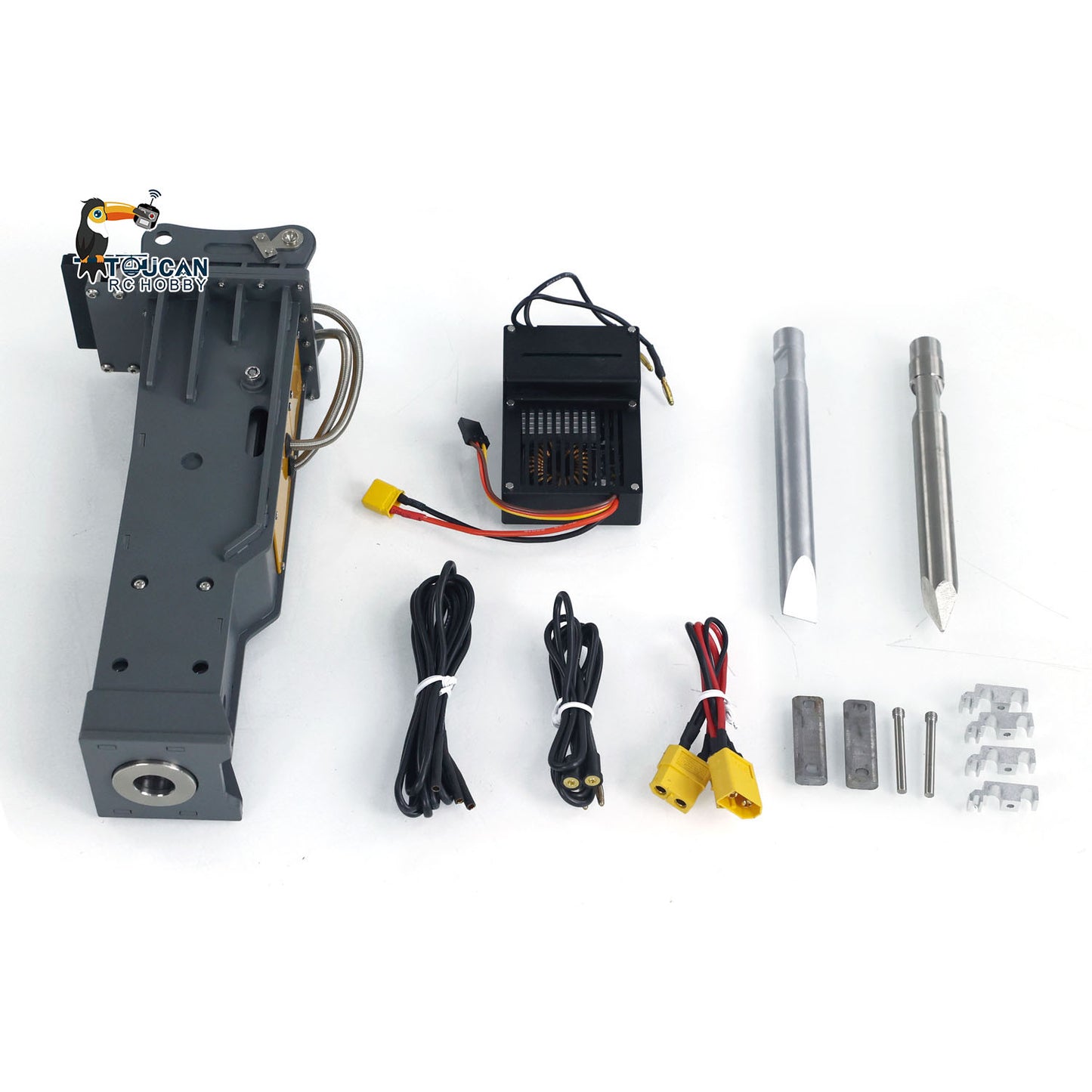 Metal Barrier Guard Curved Ripper Scarifier Claw Shear for Kabolite 1/14 K970 2.4G Hydraulic RC Excavator DIY Model Parts