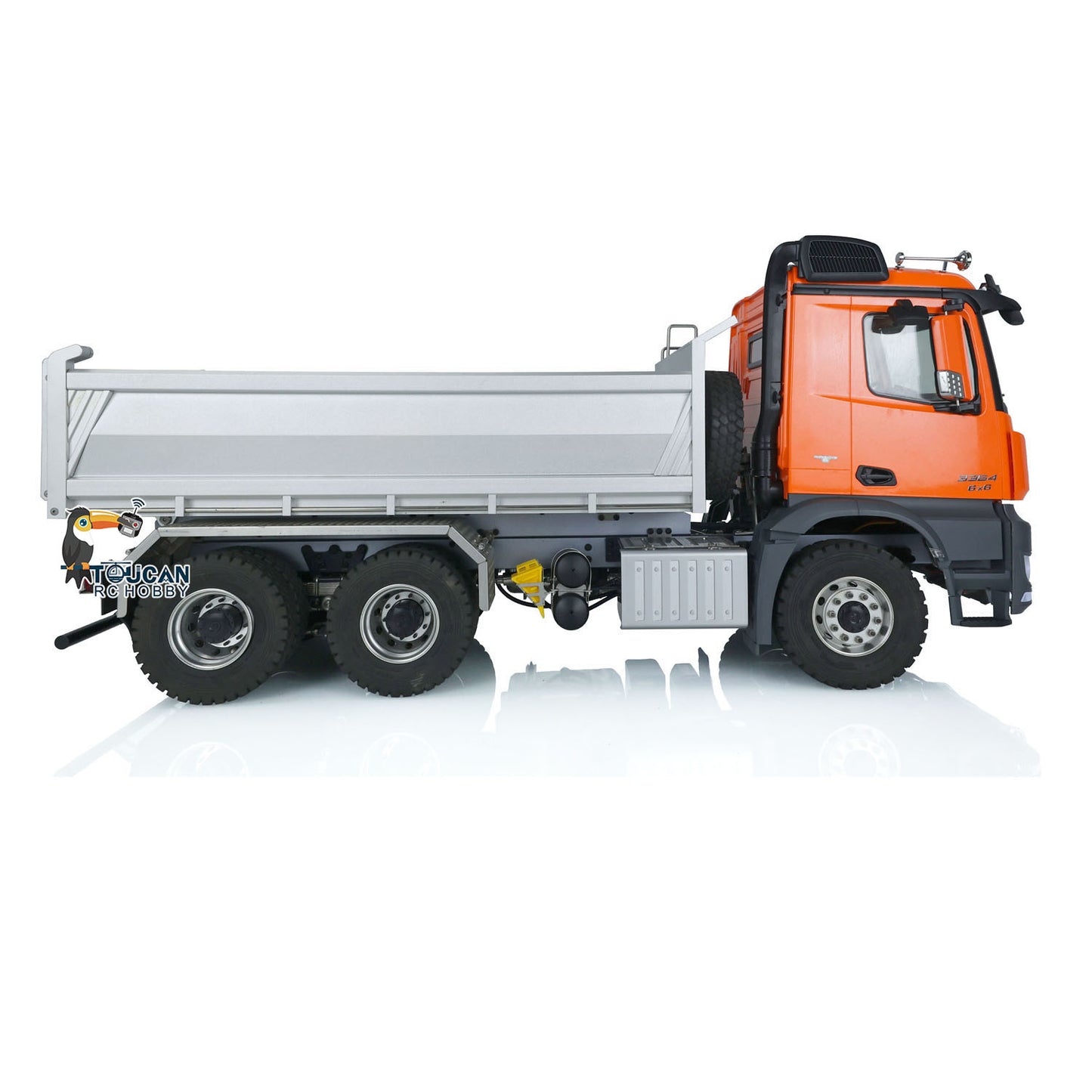Fast Free Shipping for EU Kabolite 1/14 6x6 Hydraulic Remote Control Dumper Truck for K3364 HUINA Tipper Cars