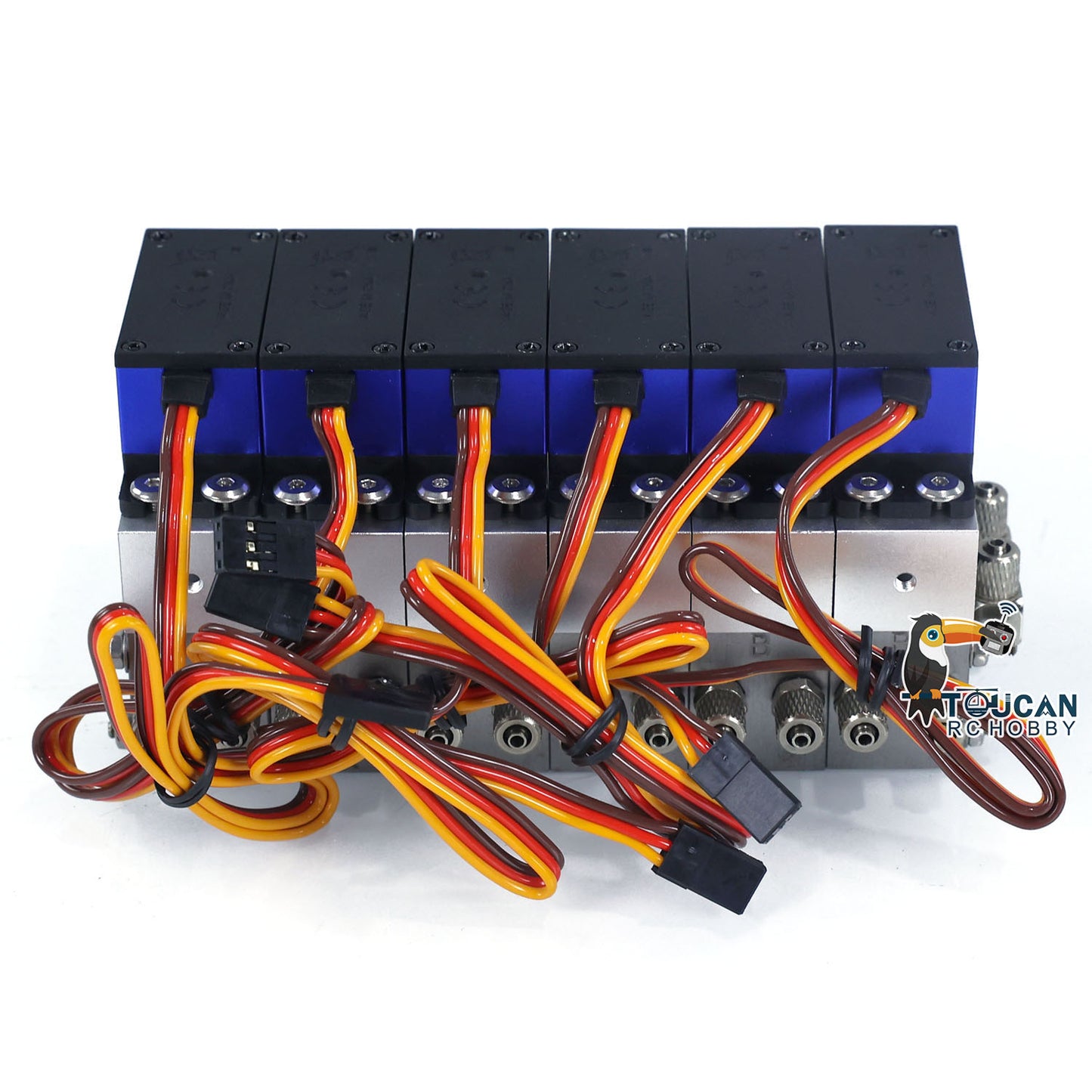 Directional Hydraulic Control 6CH Valve for Kabolite 1/14 K970 RC Excavator Model Radio Control Digger Model DIY Parts