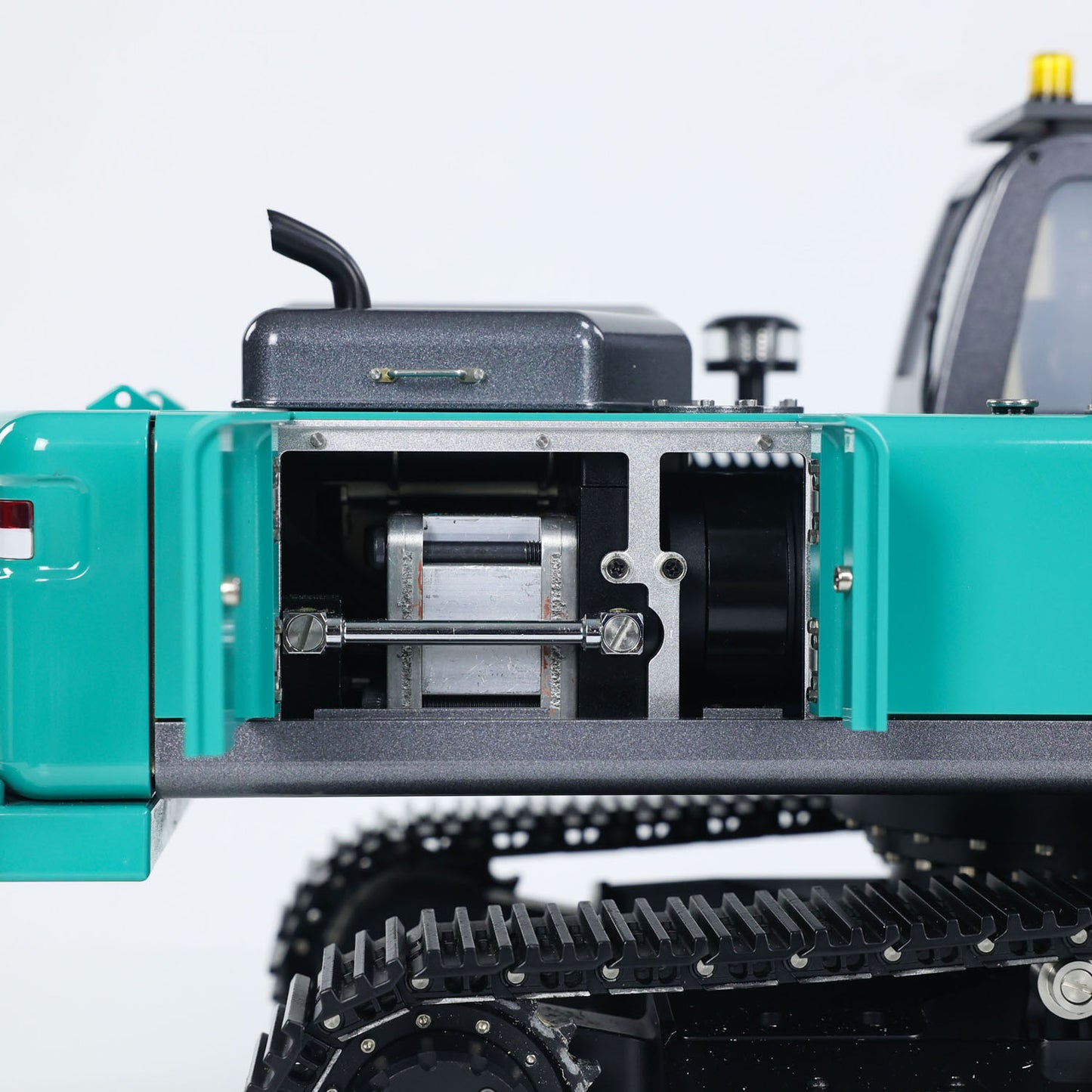 KABOLITE 1/14 K350 200 3Arm RC Hydraulic Excavator Remote Control Digger Model Light Sound System Flysky Radio RTR Battery