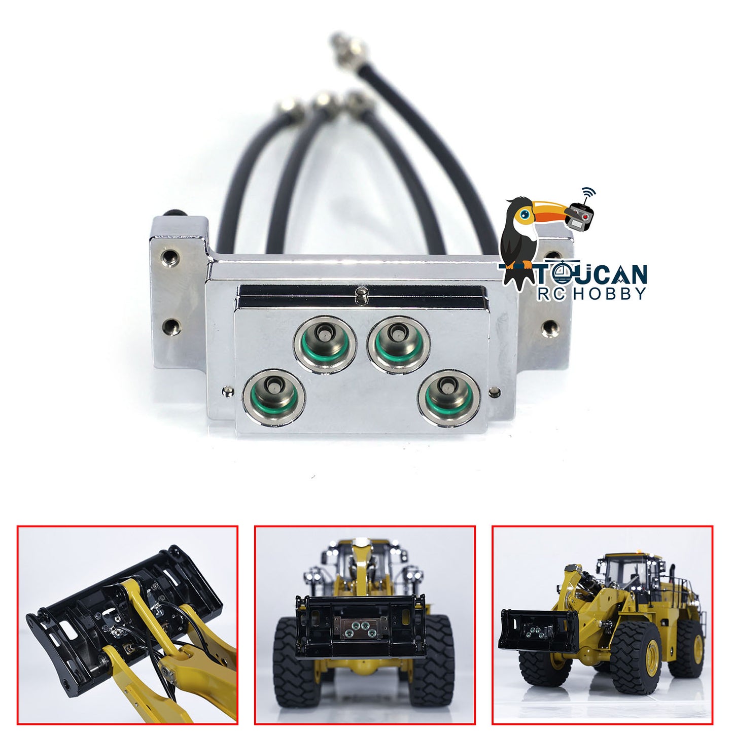Metal Kabolite Quick Connector for K988-100S 1/14 RC Hydraulic Equipment Remote Controlled Loader Car Hobby Model DIY Part