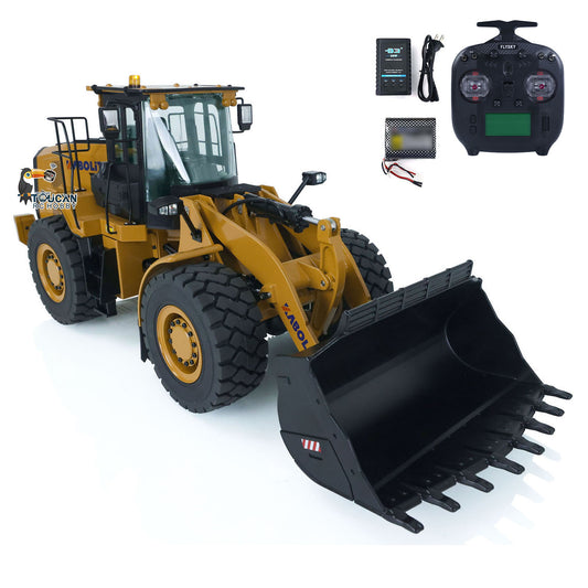 Pre-Order KABOLITE K966 2.4G 1/16 Hydraulic RC Loader Radio Control Truck 966 Electric Car DIY Model 7500mAh Battery Light System