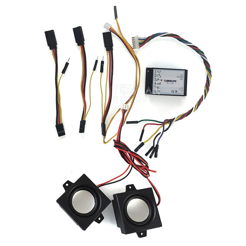 Driving Wheel Brushless Walking Control Rotary Motor ESC Board Sound System Speaker for 1/14 K970 Hydraulic RC Excavator DIY
