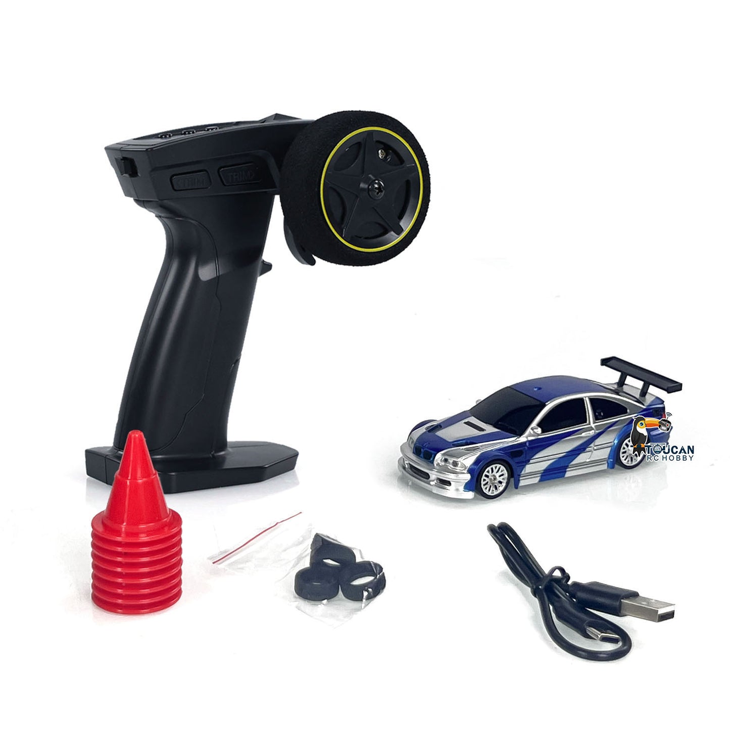 RTR RC Race Car Gyro 4*4 Fully Proportional Control Speed Mini Car Toy 1/43