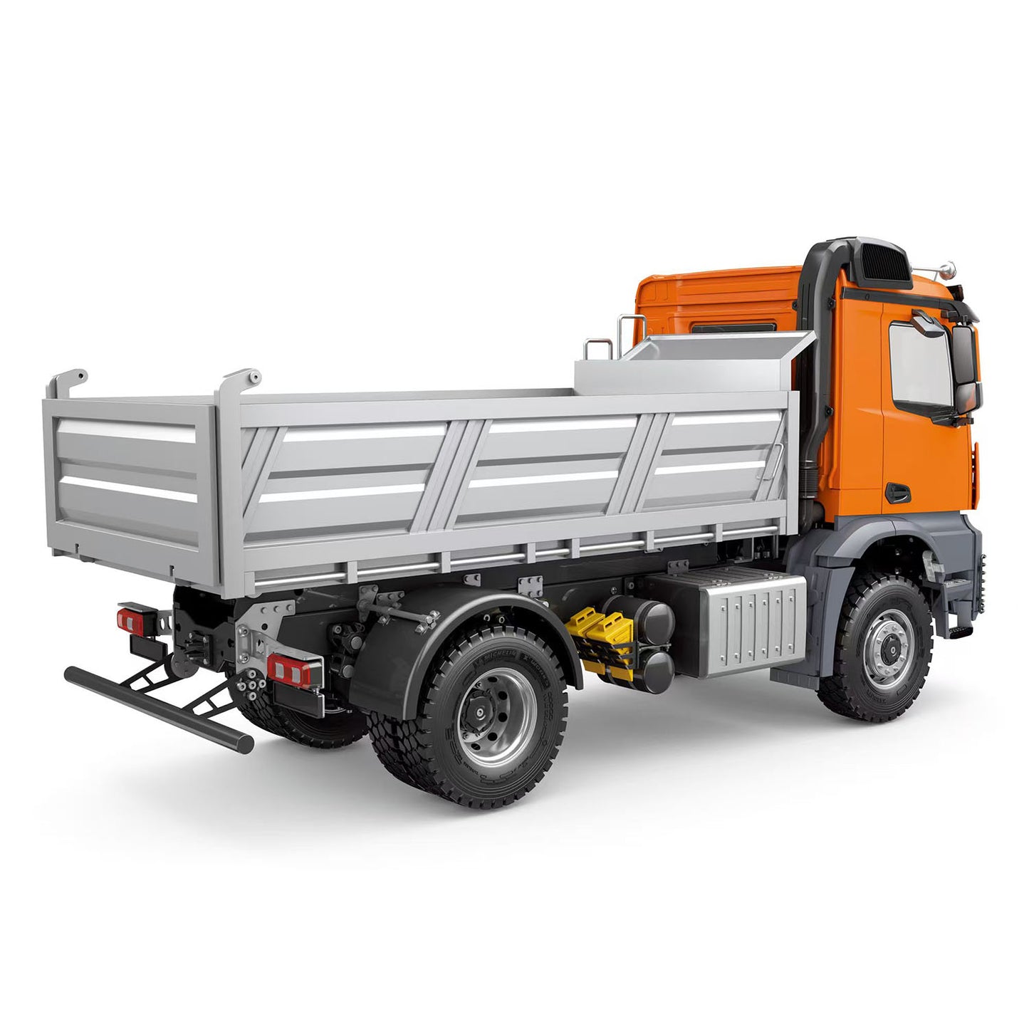 US STOCK 1/14 Kabolite 5701 Radio Control Dump Truck 4x4 Tipper Car Sound Light Model Ready to Run 2-Speed Gearbox Battery For Christmas Gift