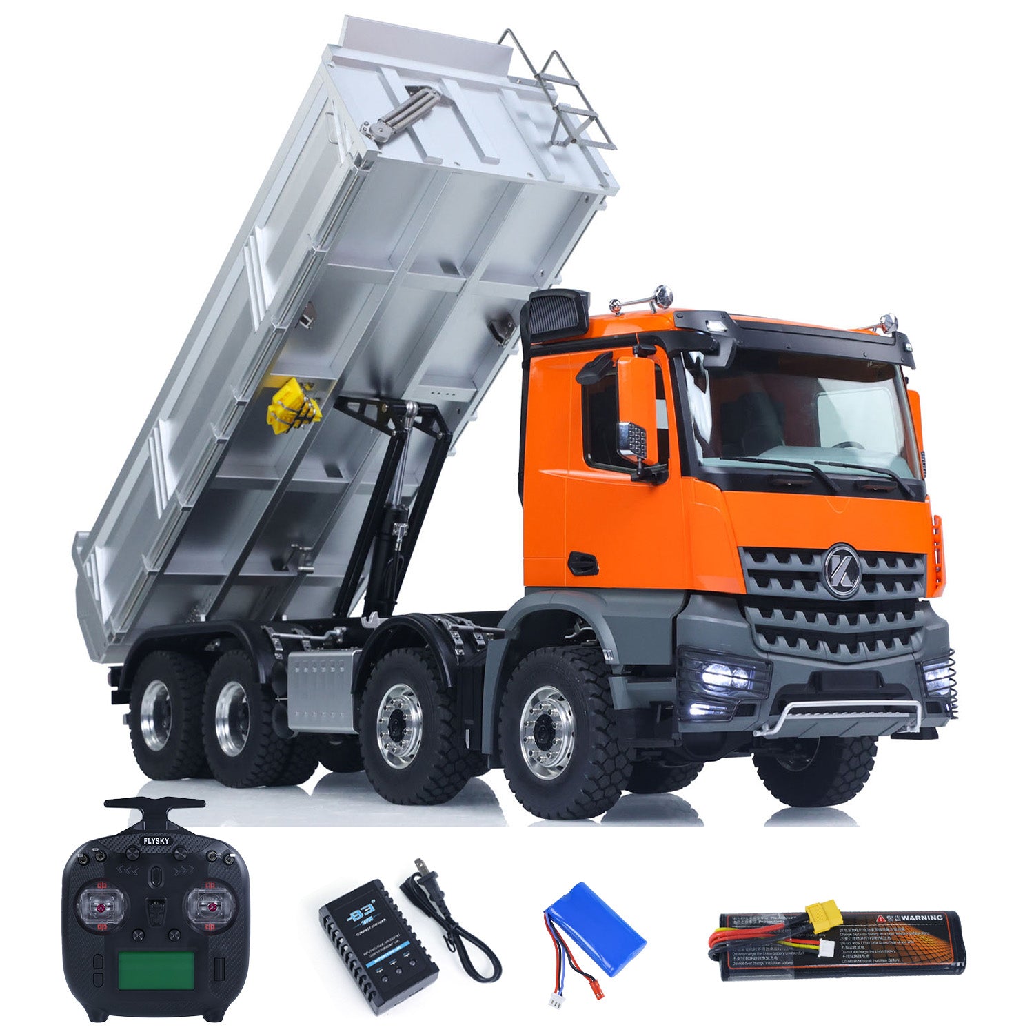 1/14 Kabolite K3367 8x8 Metal Hydraulic RC Tipper Remote Control Dump